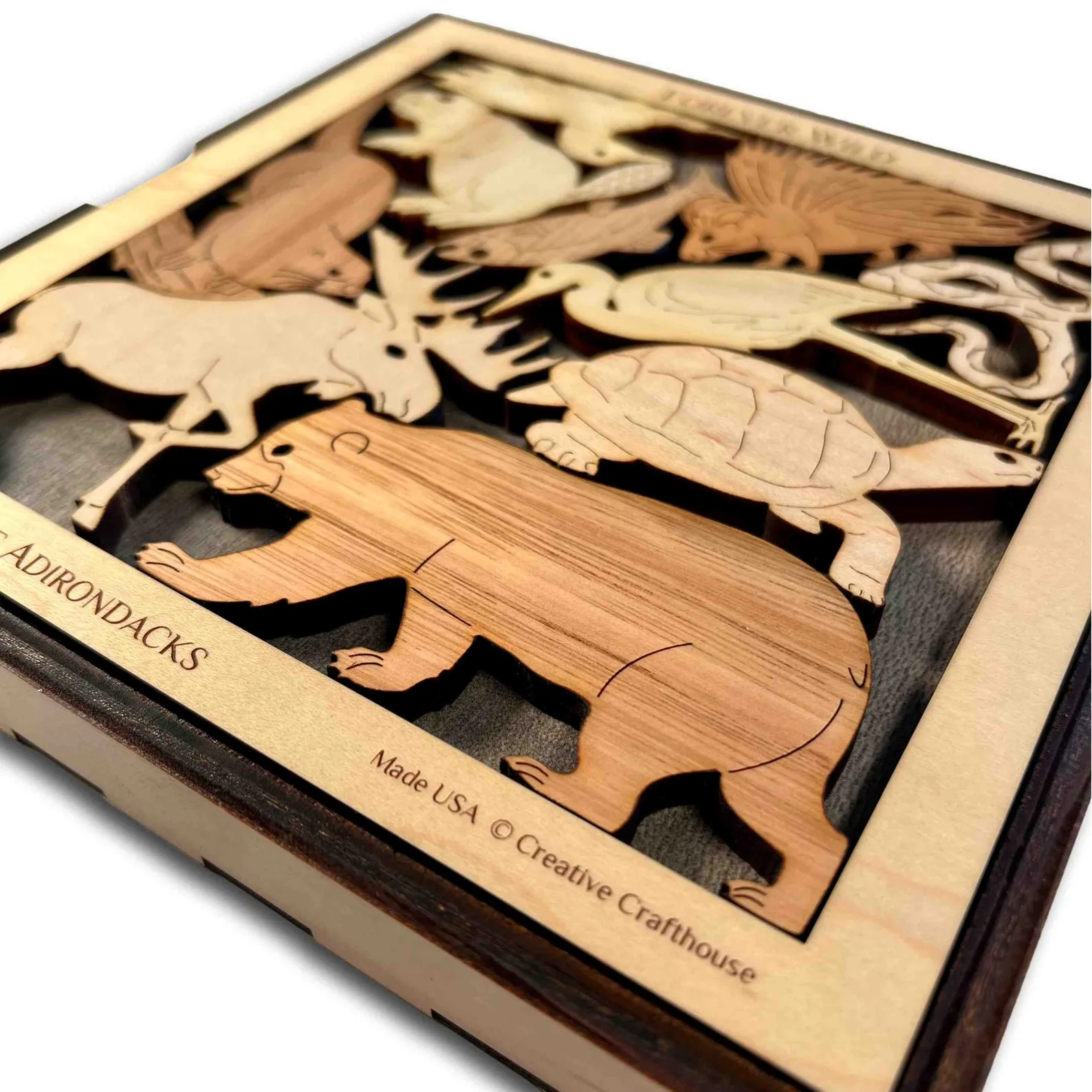 Holey Moley Wood Brain Teaser Puzzle: Bowling Gift, Desk Game - Image 3