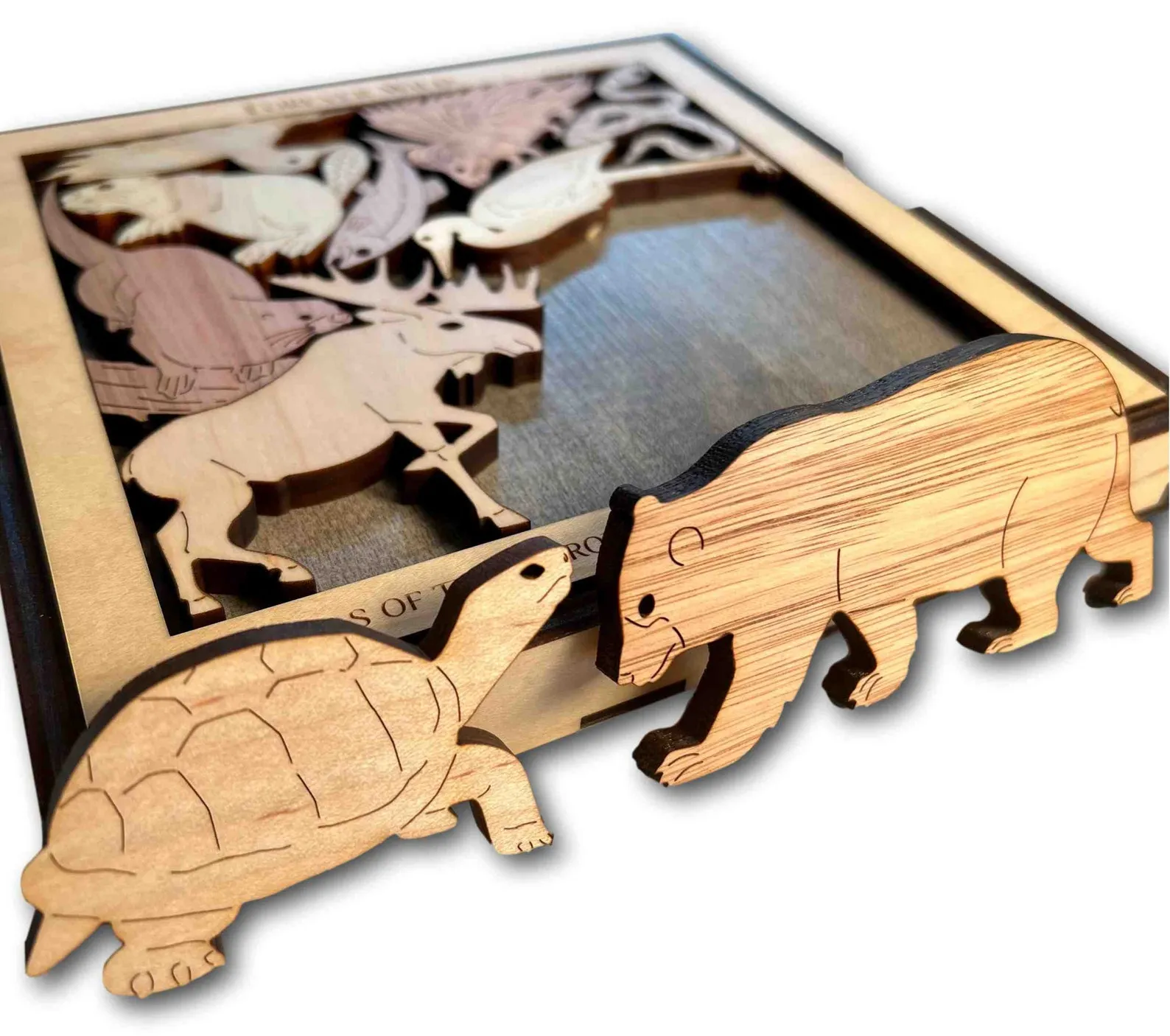 Holey Moley Wood Brain Teaser Puzzle: Bowling Gift, Desk Game - Image 4