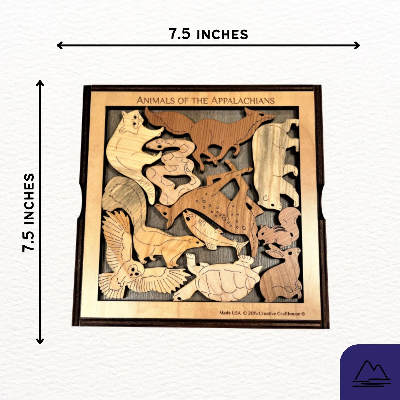 Animals of the Appalachian Mountains Puzzle - Forever Wild -artistic and challenging - can be personalized - Image 2