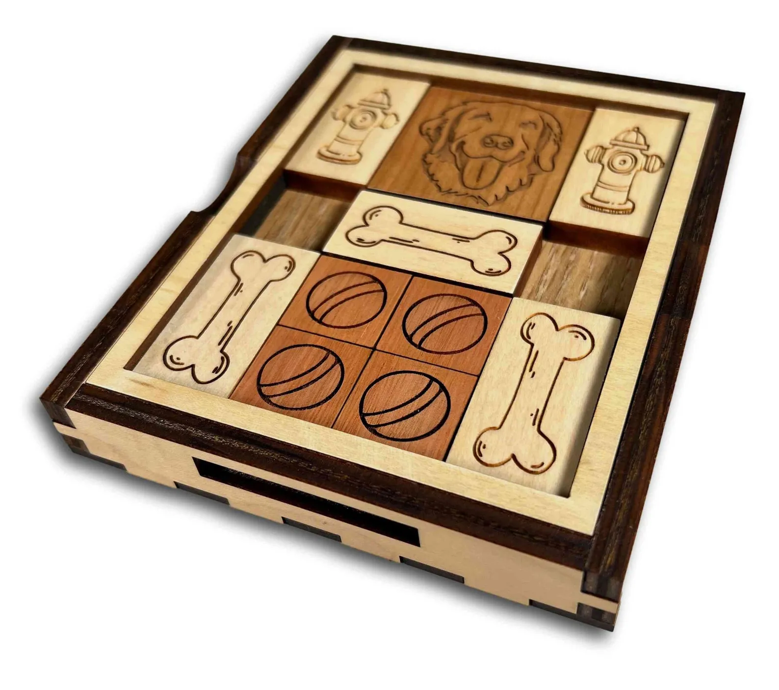 Great Dog Escape - Wooden Sliding Brain Teaser Puzzle - Image 2