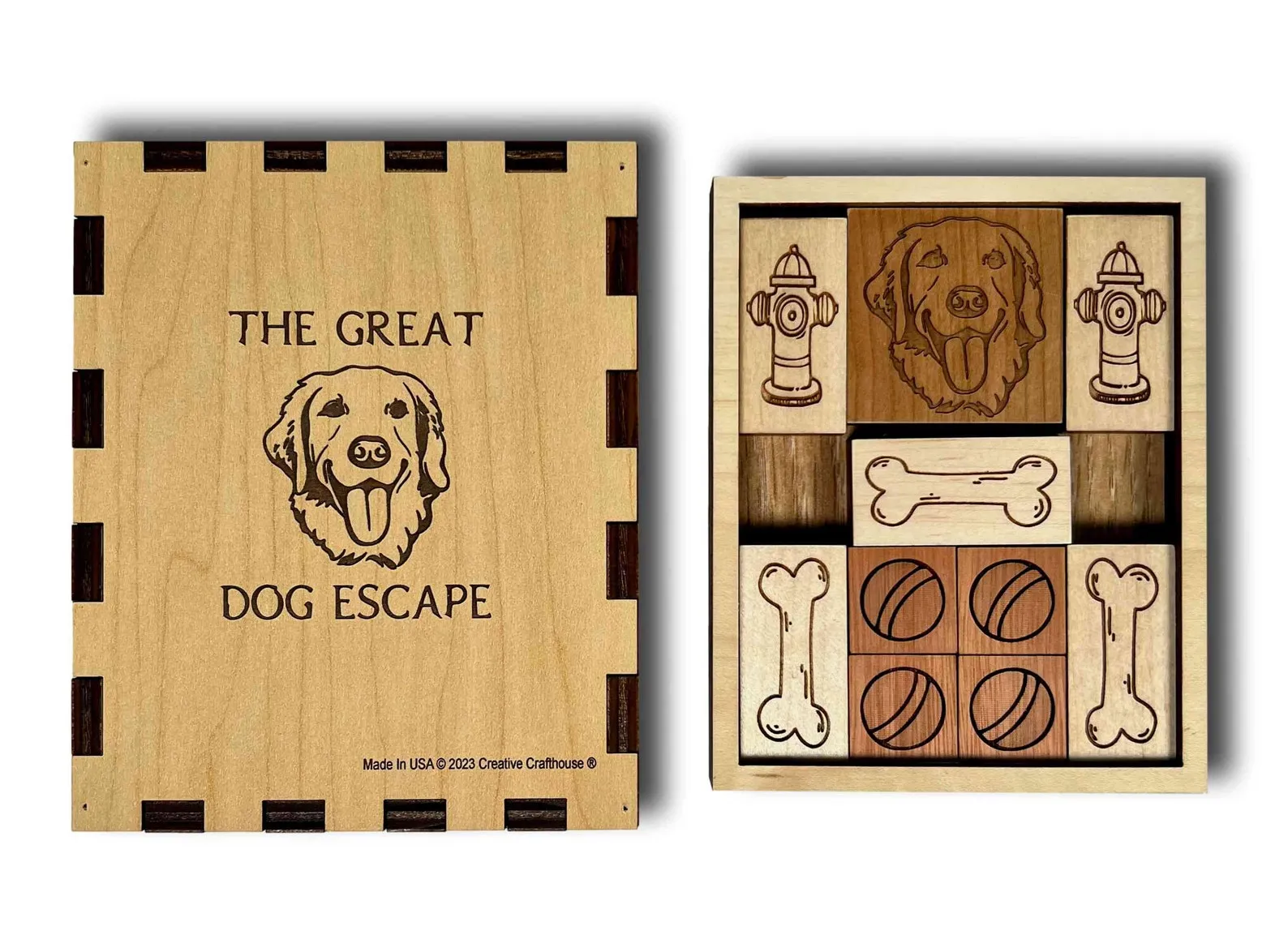 Great Dog Escape - Wooden Sliding Brain Teaser Puzzle - Image 7