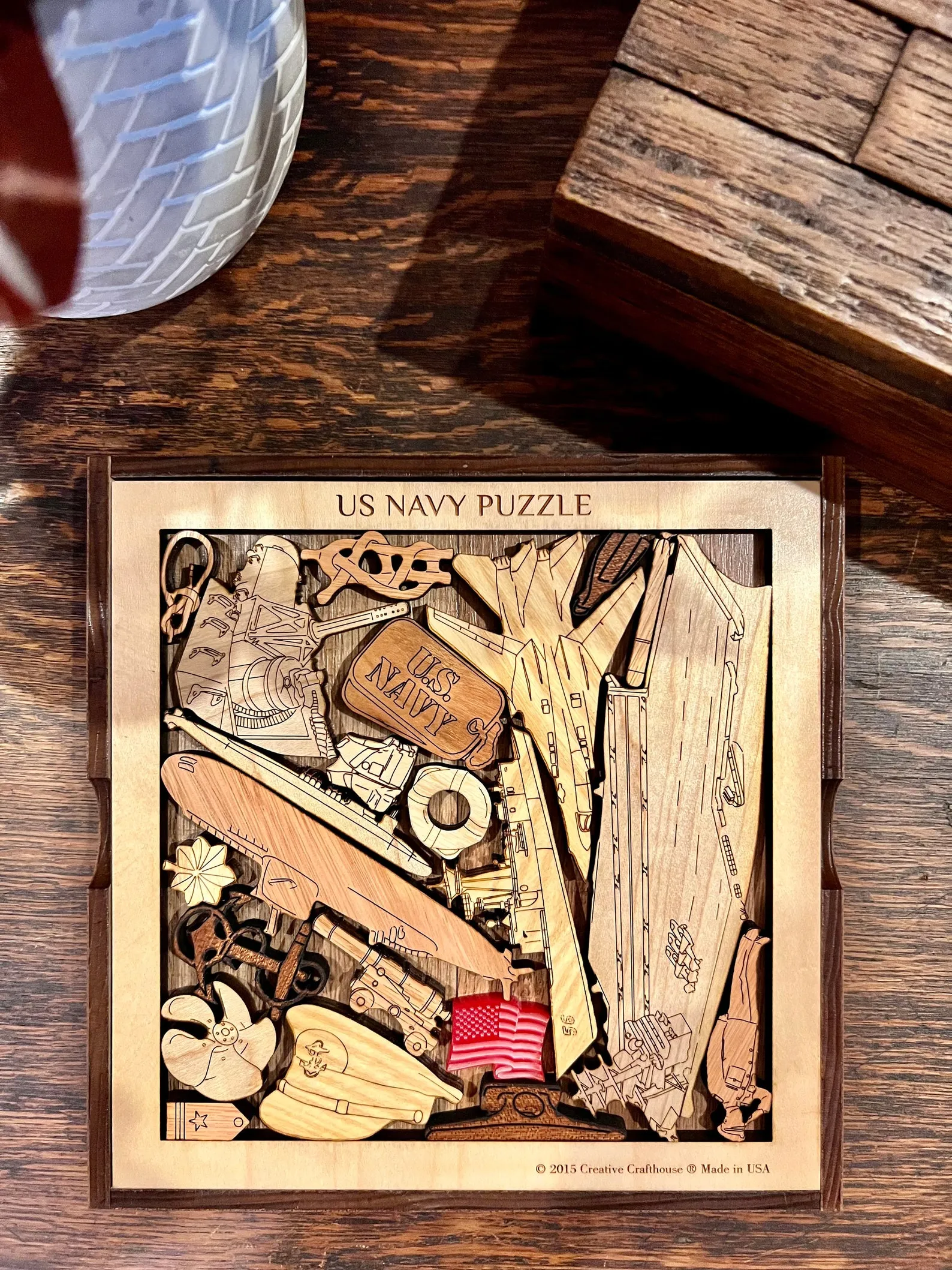 Baseball Fanatic Wood Puzzle, Personalized Gift For Him, 17 Piece Brain Teaser, Engraved Wood Puzzle, Baseball Gift, Baseball Fan Puzzle - Image 3