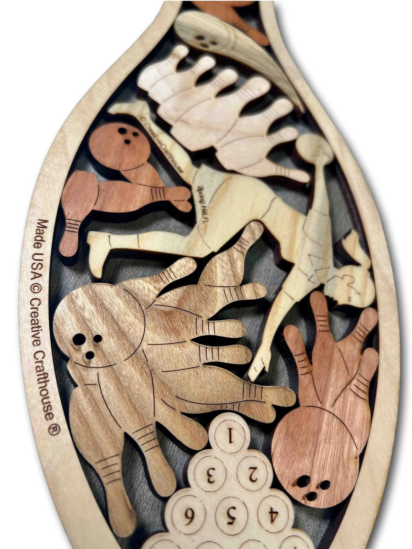 Bowling Pin Puzzle, Bowling Gifts For Men, Personalized Bowling Puzzle, Gift For Bowlers, Bowling Coach Gift, Bowling Awards, Brain Teaser - Image 7