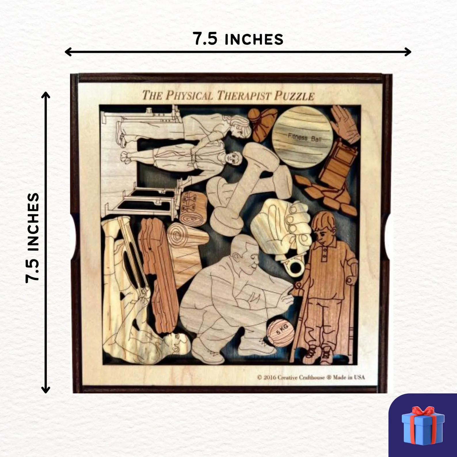 Christmas Puzzle -artistic and challenging - can be personalized - Image 4