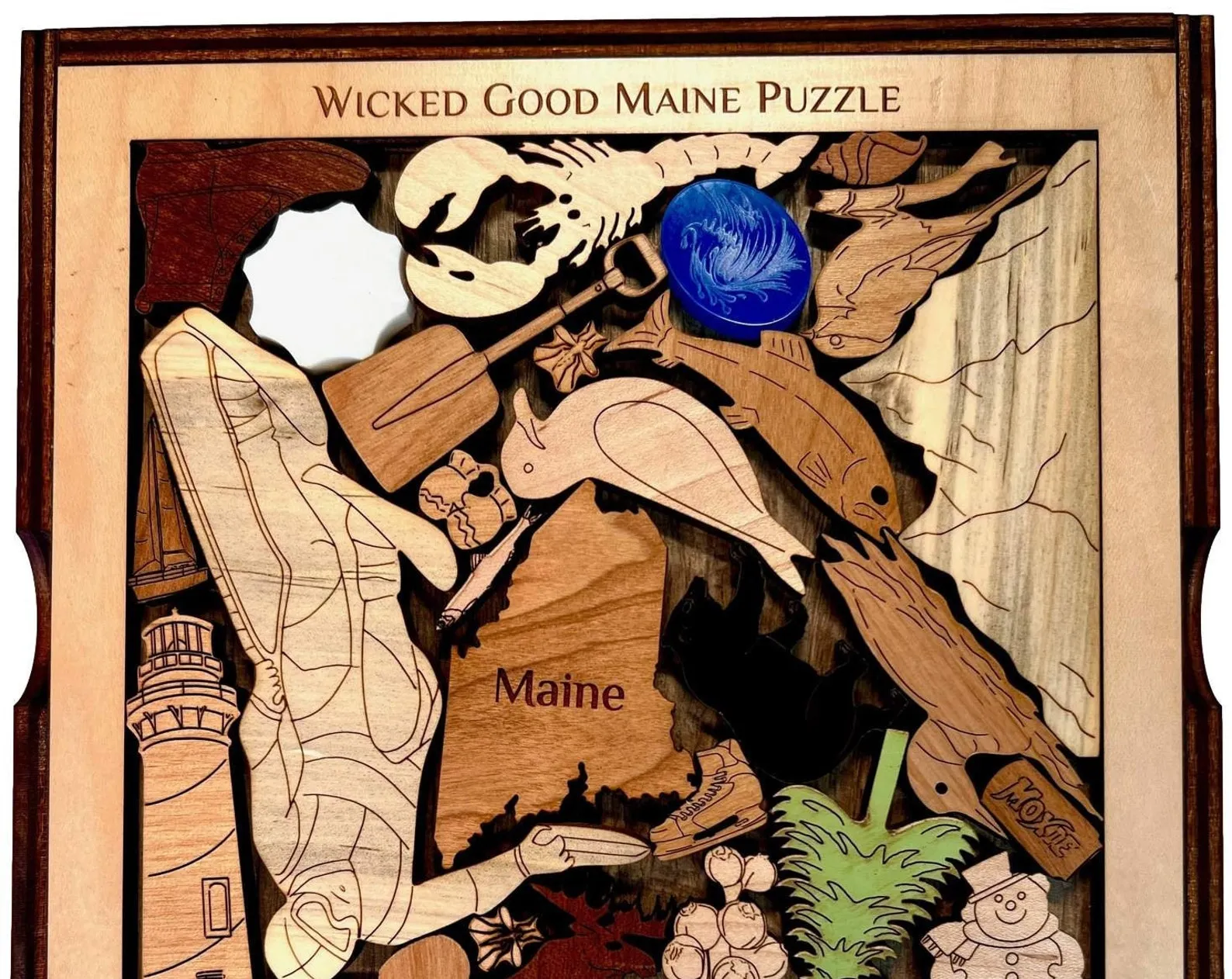 Wicked Good Maine Puzzle - artistic and challenging - can be personalized - Image 2