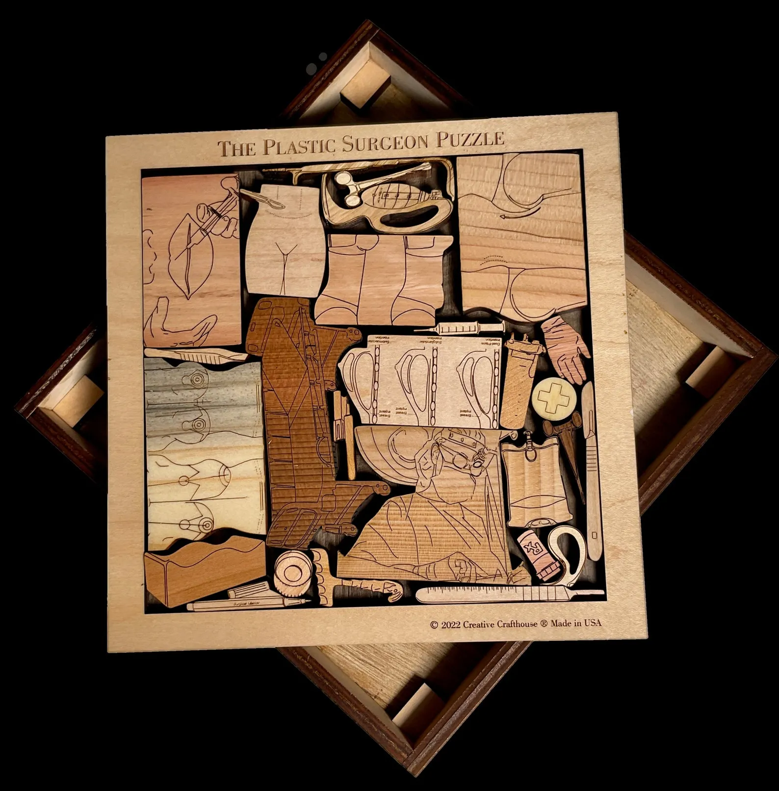 Personalized Christmas Gift for Nurse - The Nurse Appreciation Puzzle ? Challenging and Artistic - Customization Available - Image 3