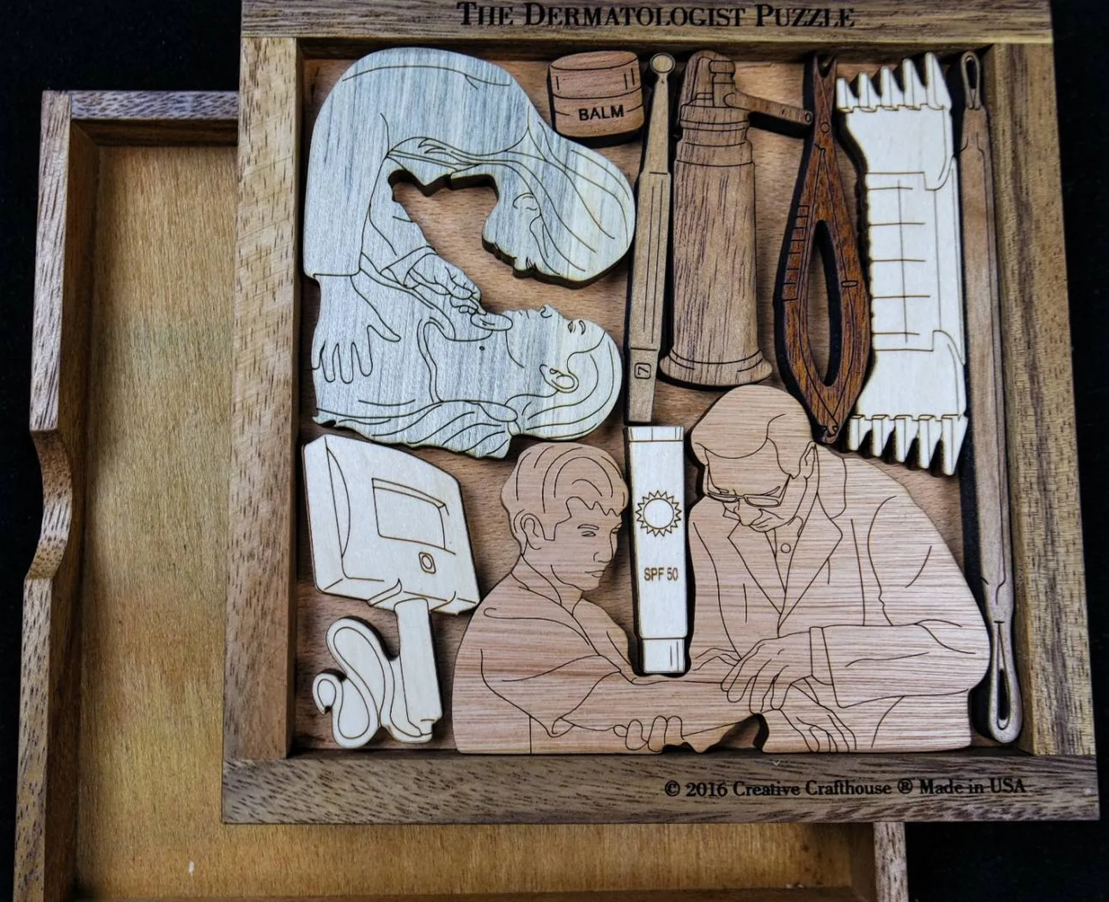 Anesthesiologist Puzzle Gift, Personalized Anesthesiologist Gift, Anesthesia Gifts, CRNA Puzzle, Challenging Puzzle, Engraved Puzzle - Image 3