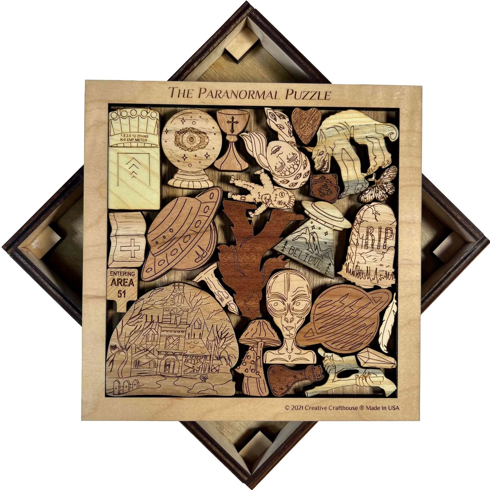 Paranormal Puzzle - artistic and challenging - can be personalized