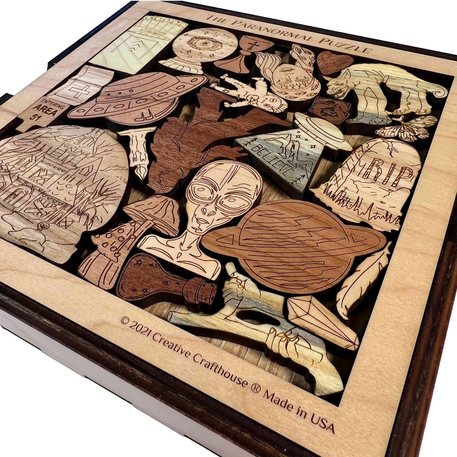 Paranormal Puzzle - artistic and challenging - can be personalized - Image 4