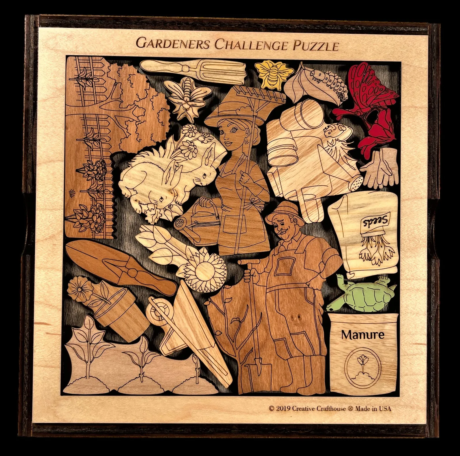 Gardeners Challenge Puzzle -artistic and challenging - can be personalized - Image 2