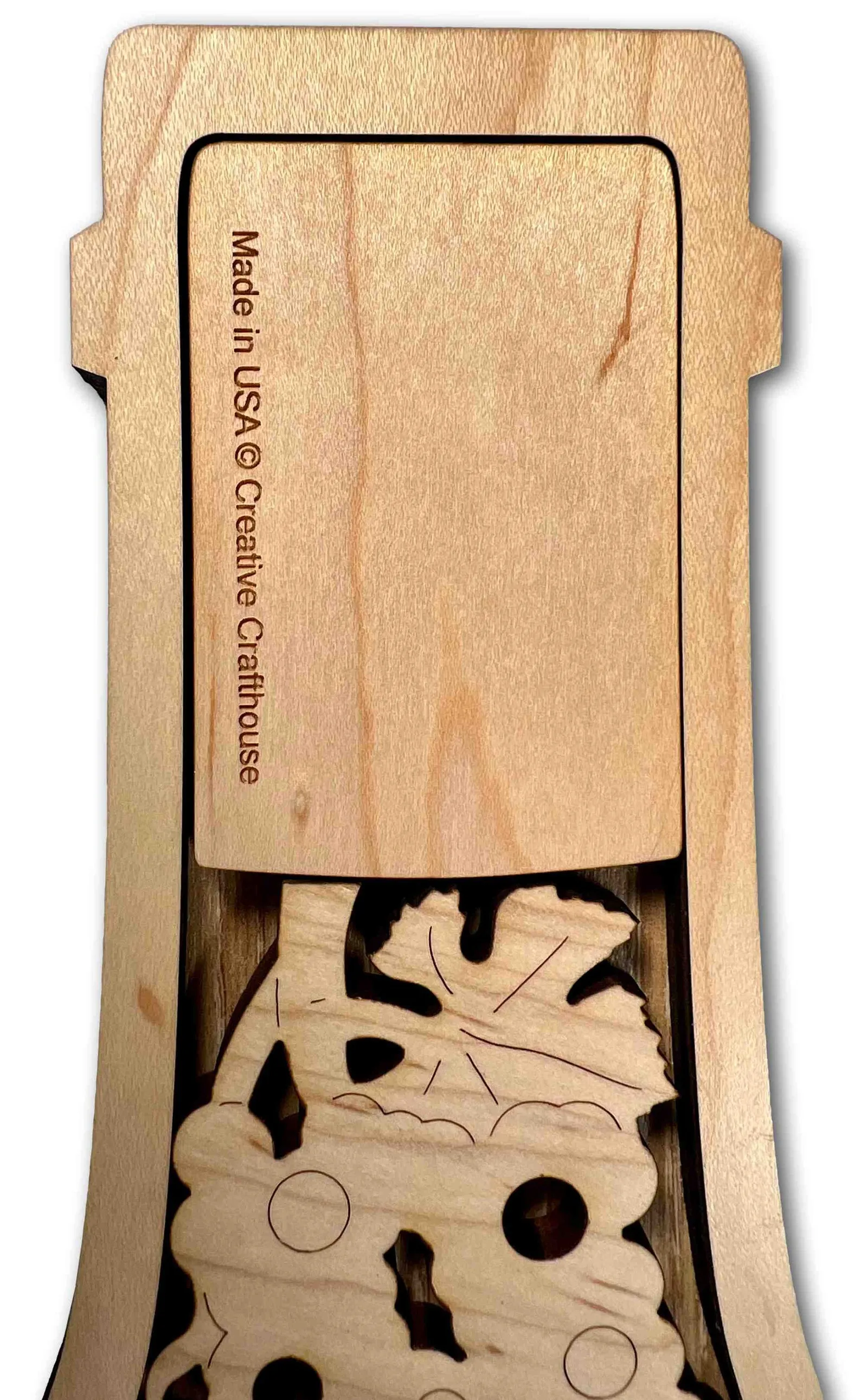 Bottle of Fine Wine Puzzle | Maple Wood Version | Add a Laser Engraved Name or Message - Image 7