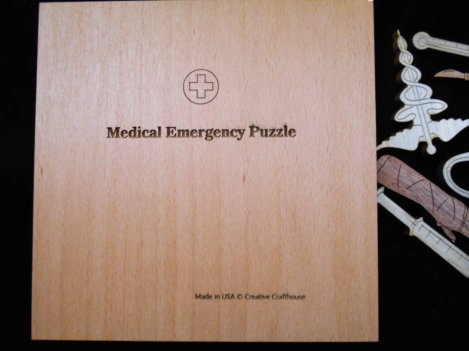 Medical Emergency Wooden Puzzle, Personalized Gift For Medical Professionals, Challenging Puzzle, Unique Brain Teaser, Laser Engraved Puzzle - Image 8