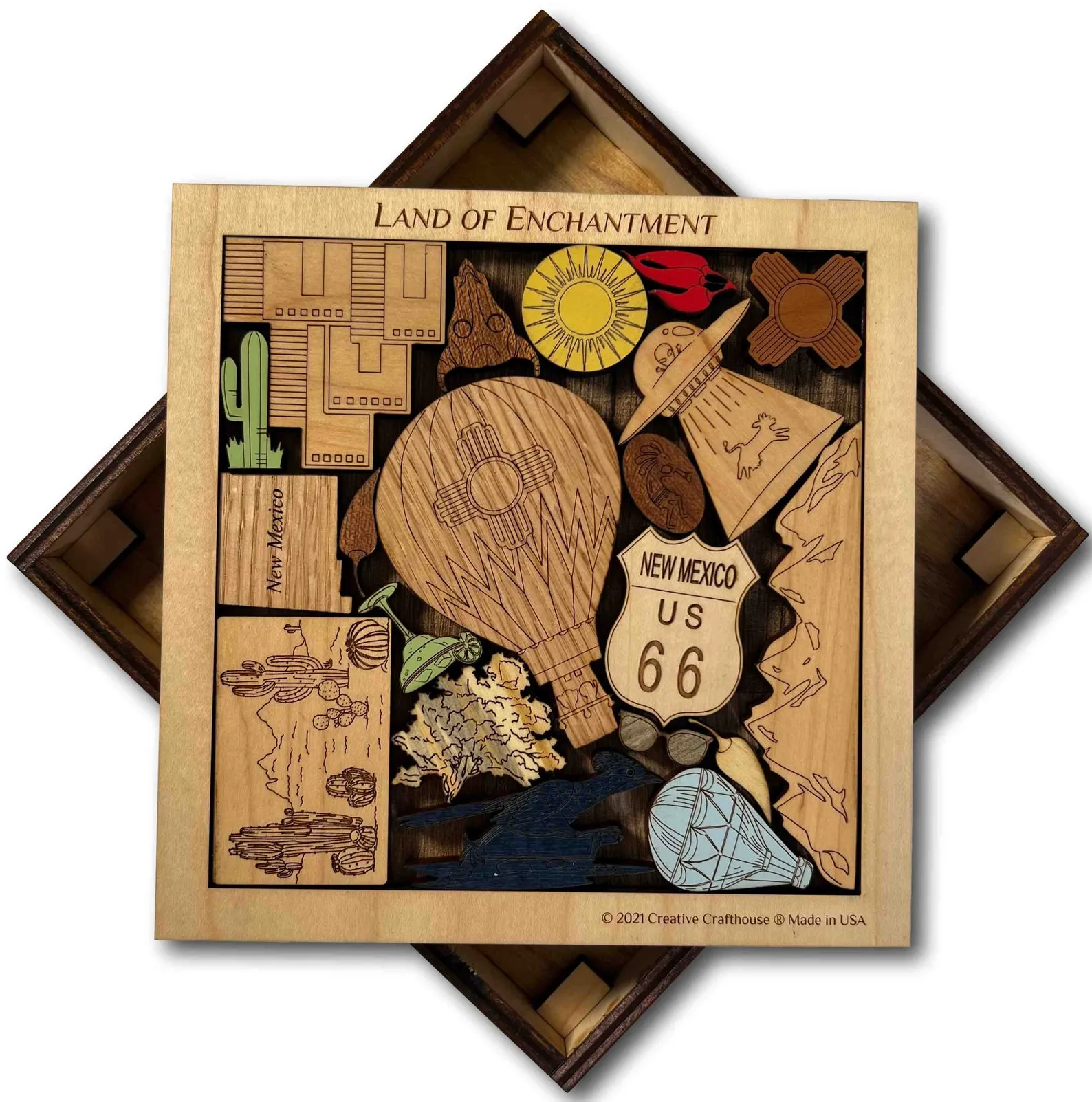 Land of Enchantment - New Mexico Puzzle - artistic and challenging - can be personalized