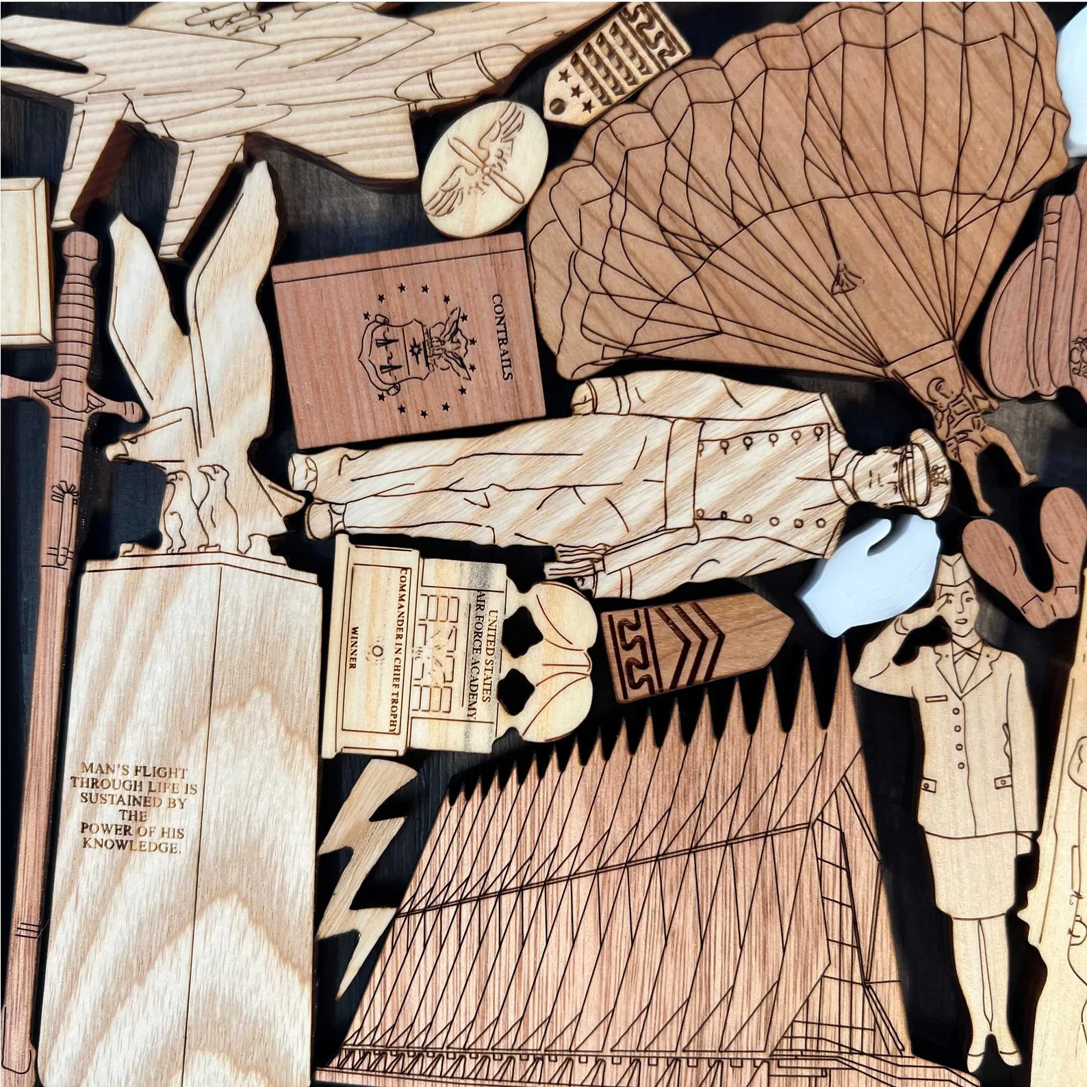 Air Force Academy Puzzle ? artistic and challenging - can be personalized - Image 6