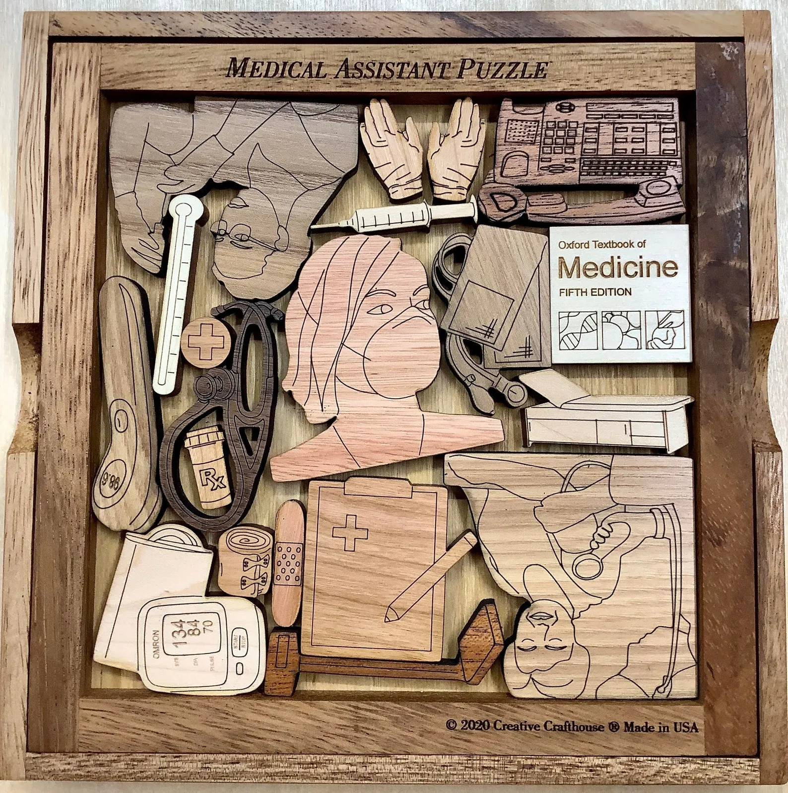 Medical Assistant Puzzle - artistic and challenging - can be personalized