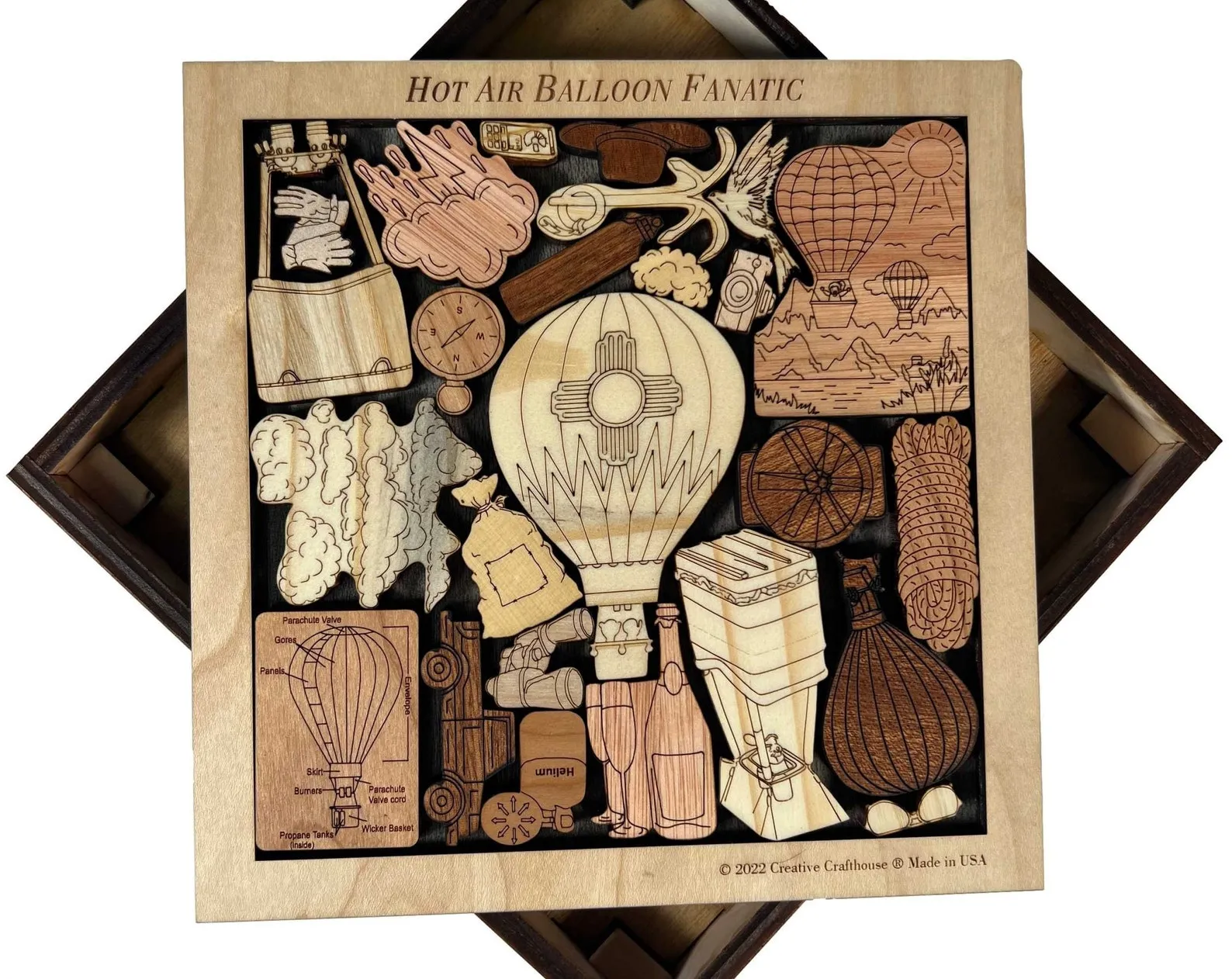 Hot Air Balloon Fanatic - artistic and challenging - can be personalized