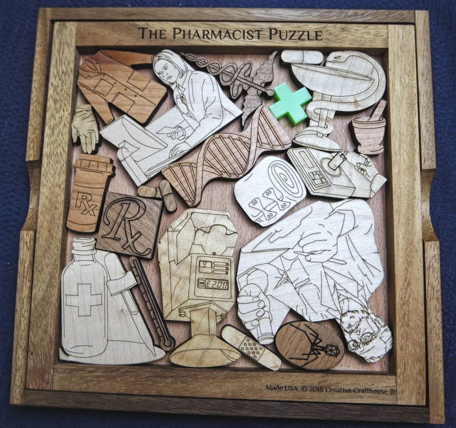Pharmacist Gift Puzzle - artistic and challenging - can be personalized