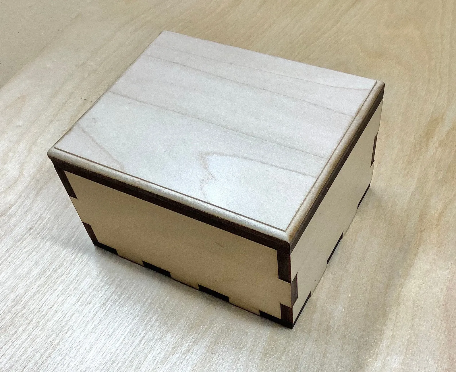 Personalized Fifth Anniversary Box - Hurricane Wooden Puzzle Box - Maple Hardwood -  Secret Lock Box - Jewelry Box - Gift for Wife