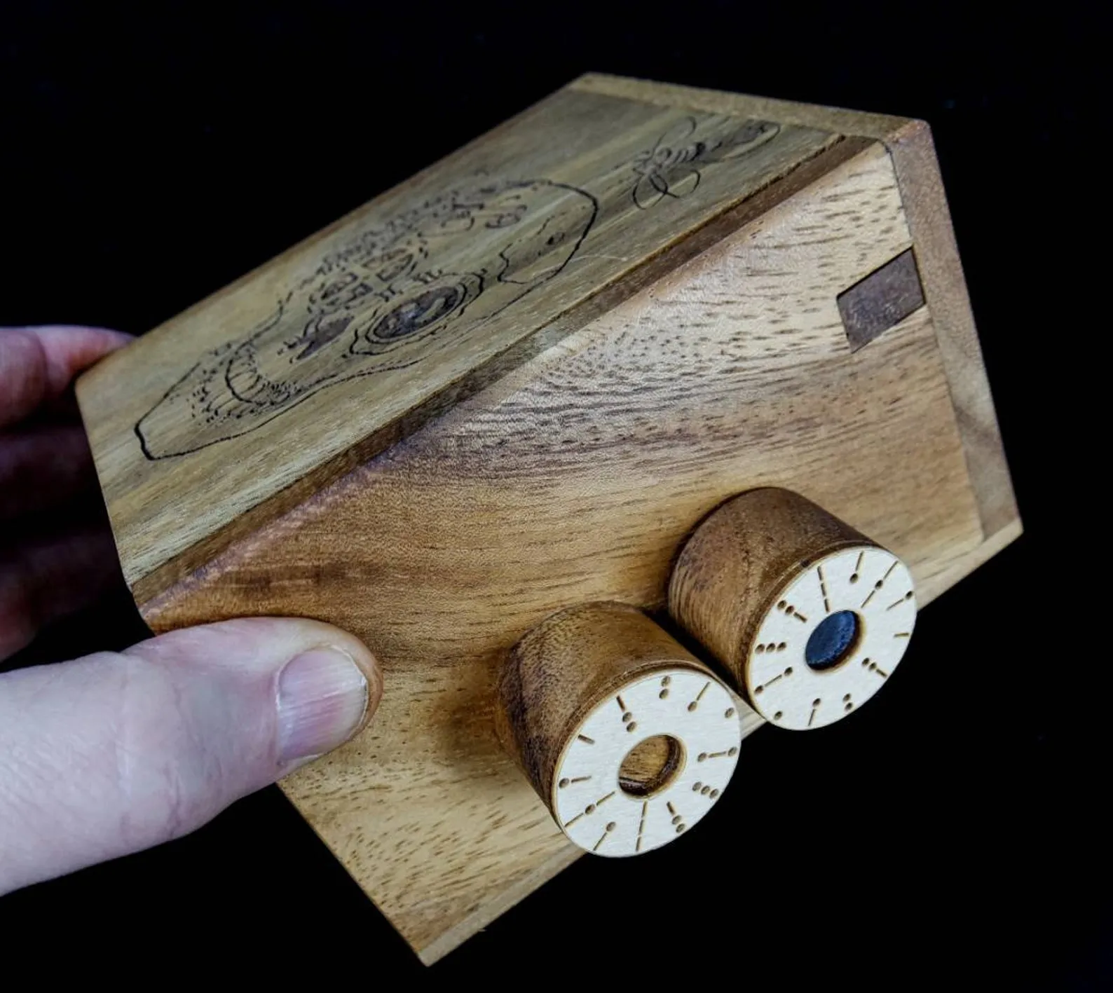 Overtime OT Box ? Challenging, Artistic, Durable & Fun Puzzle Box - SKULL MODEL - Image 2