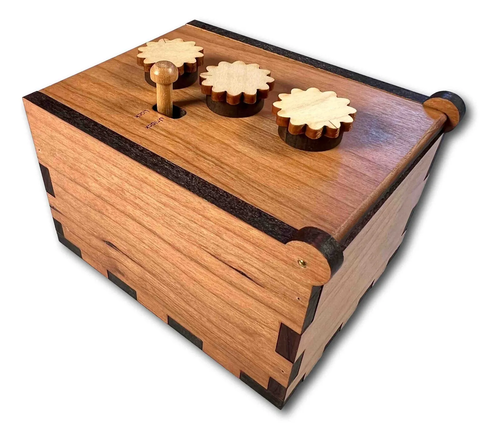 Secret Lock Box Game, Puzzle Box For Adults, Personalized Wooden Game Gift, Sequential Puzzle Lock Box, Wooden Puzzle Box, Phone Jail Box - Image 3
