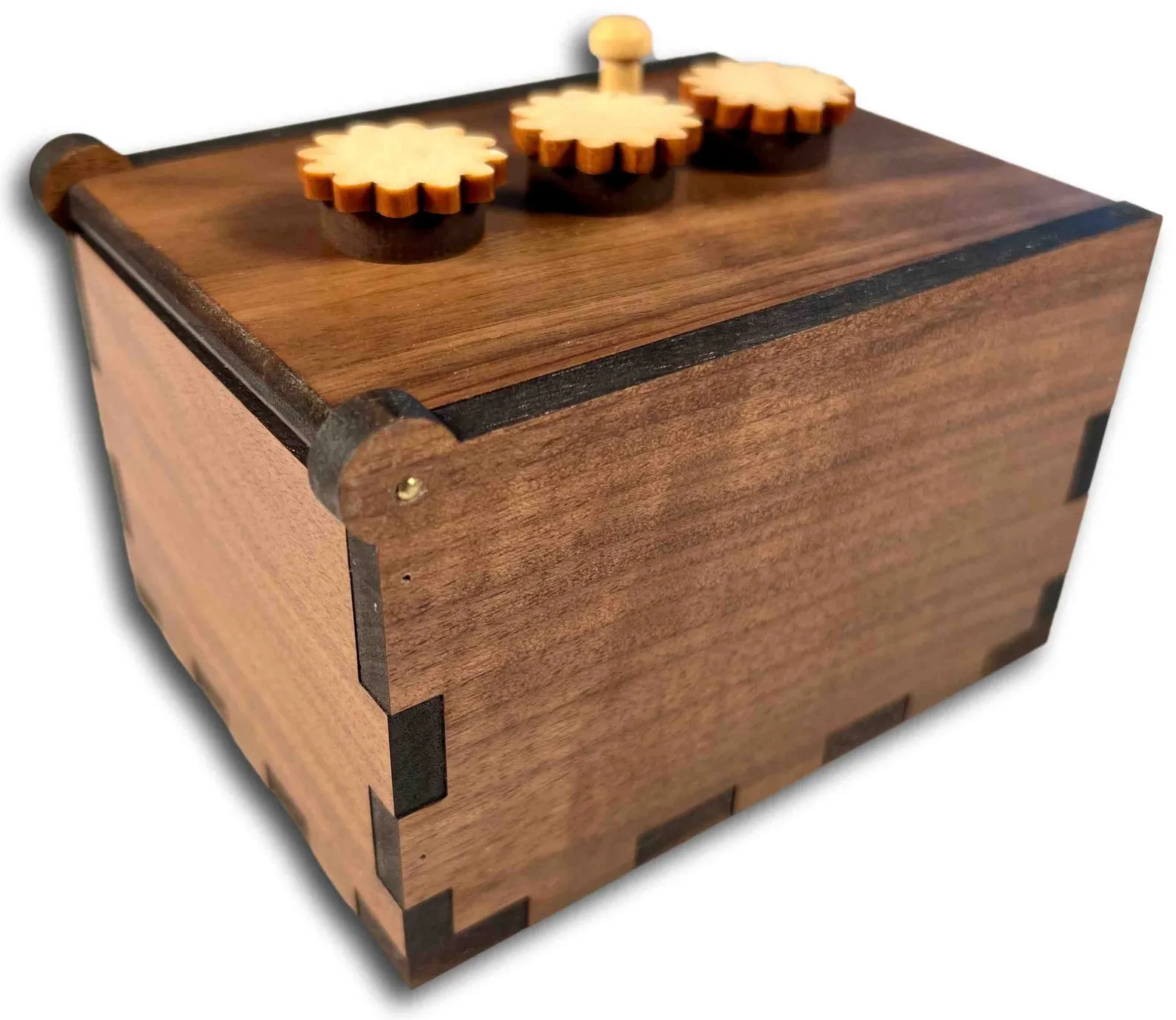 Secret Lock Box II - Can You Open the Box... Put a Gift Inside and Watch the Fun - Cherry Version - Image 4