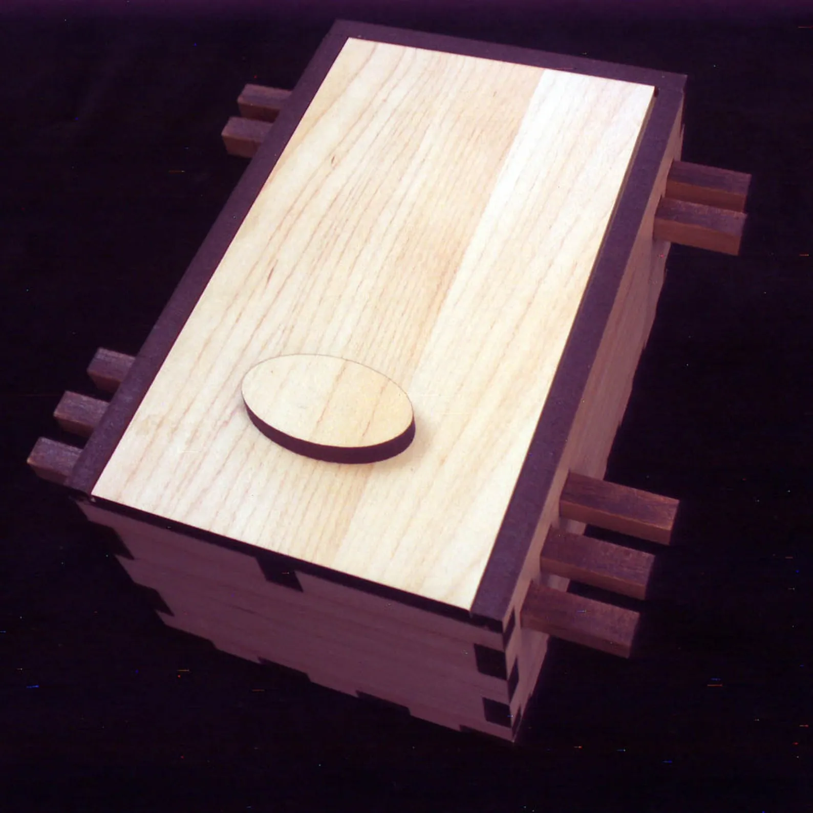 Pueblo Secret Lock Wood Puzzle Box, Secret Stash Box, Puzzle Box With Hidden Compartment, Treasure Puzzle Box, Mechanical Puzzle Box, Unique