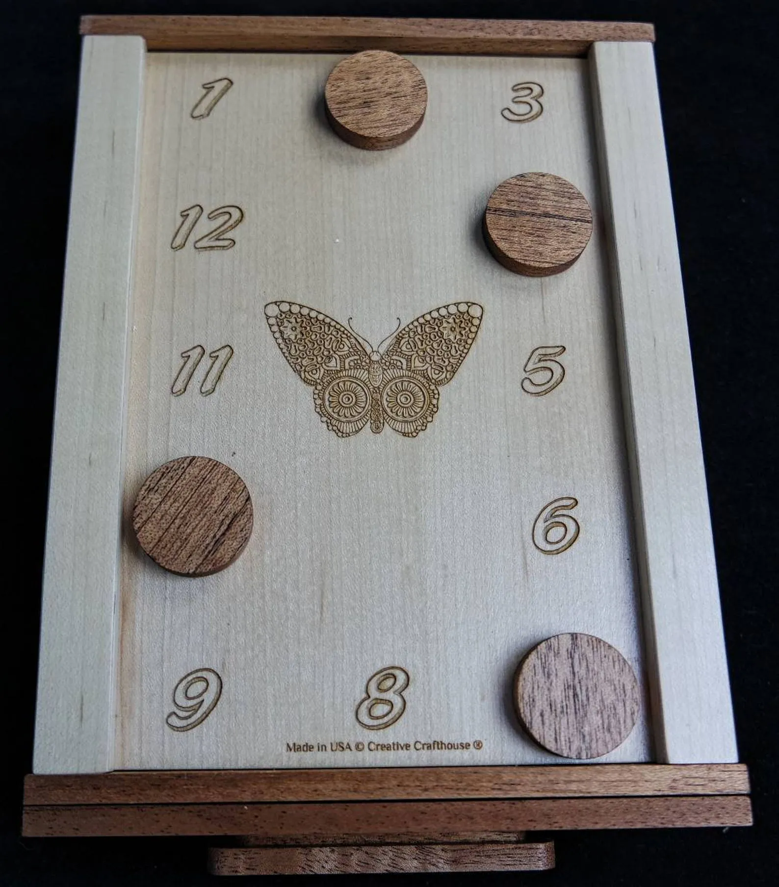 Butterfly Puzzle Box with Customizable Combinations - Escape Room Puzzle - Stash Box - Gift for Her