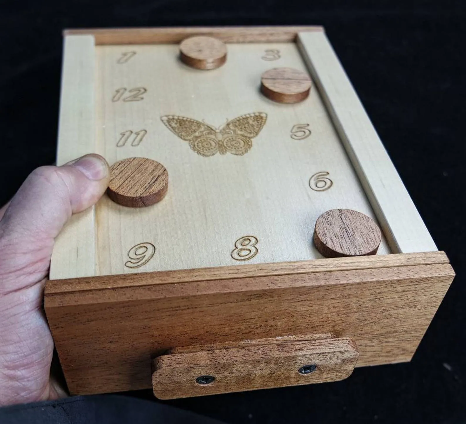 Butterfly Puzzle Box with Customizable Combinations - Escape Room Puzzle - Stash Box - Gift for Her - Image 2