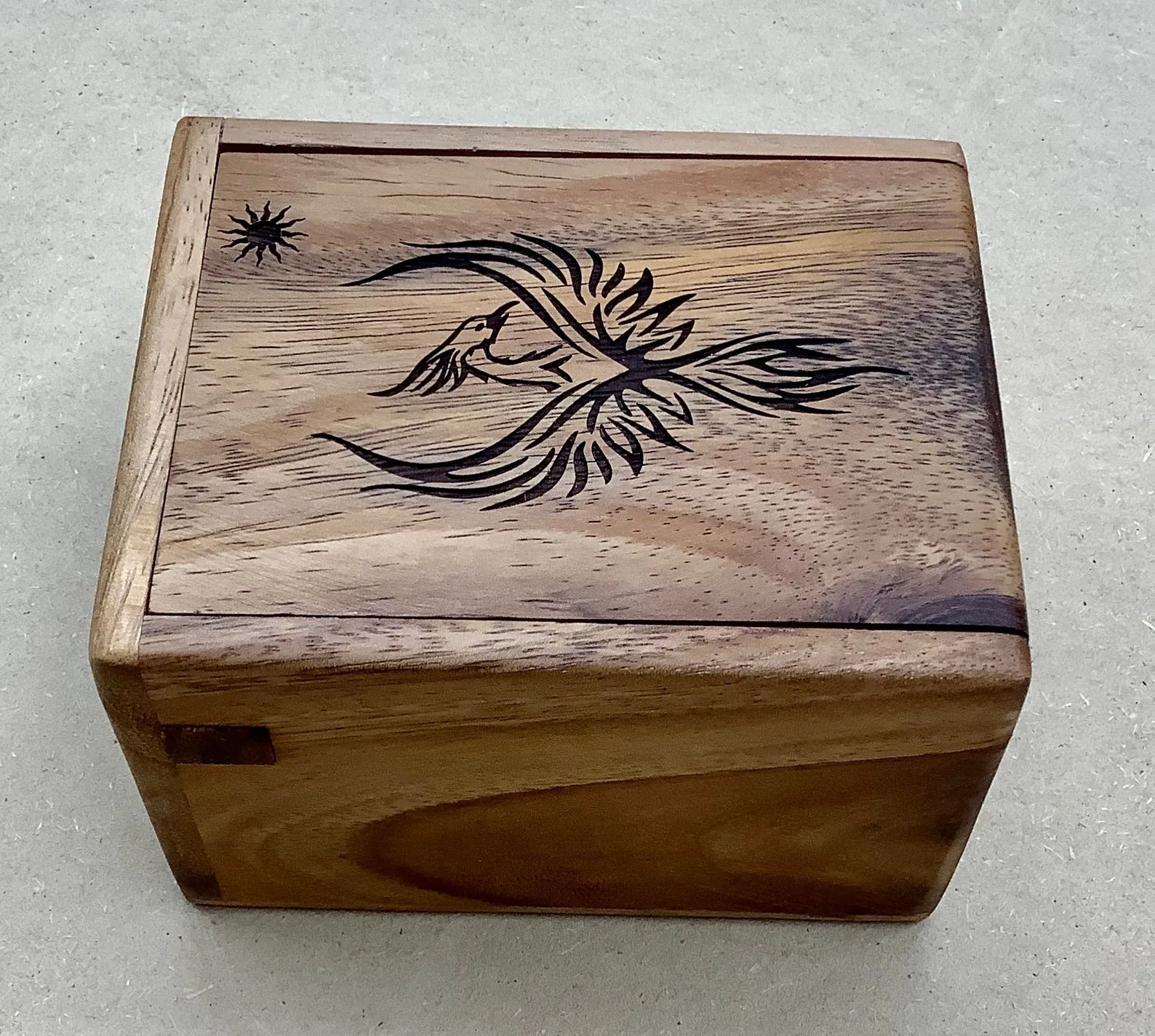 Ancient Egyptian puzzle box for adults - Beautiful maple puzzle box gift - Sequential discovery puzzle - Secret challenging tabletop box - Image 3