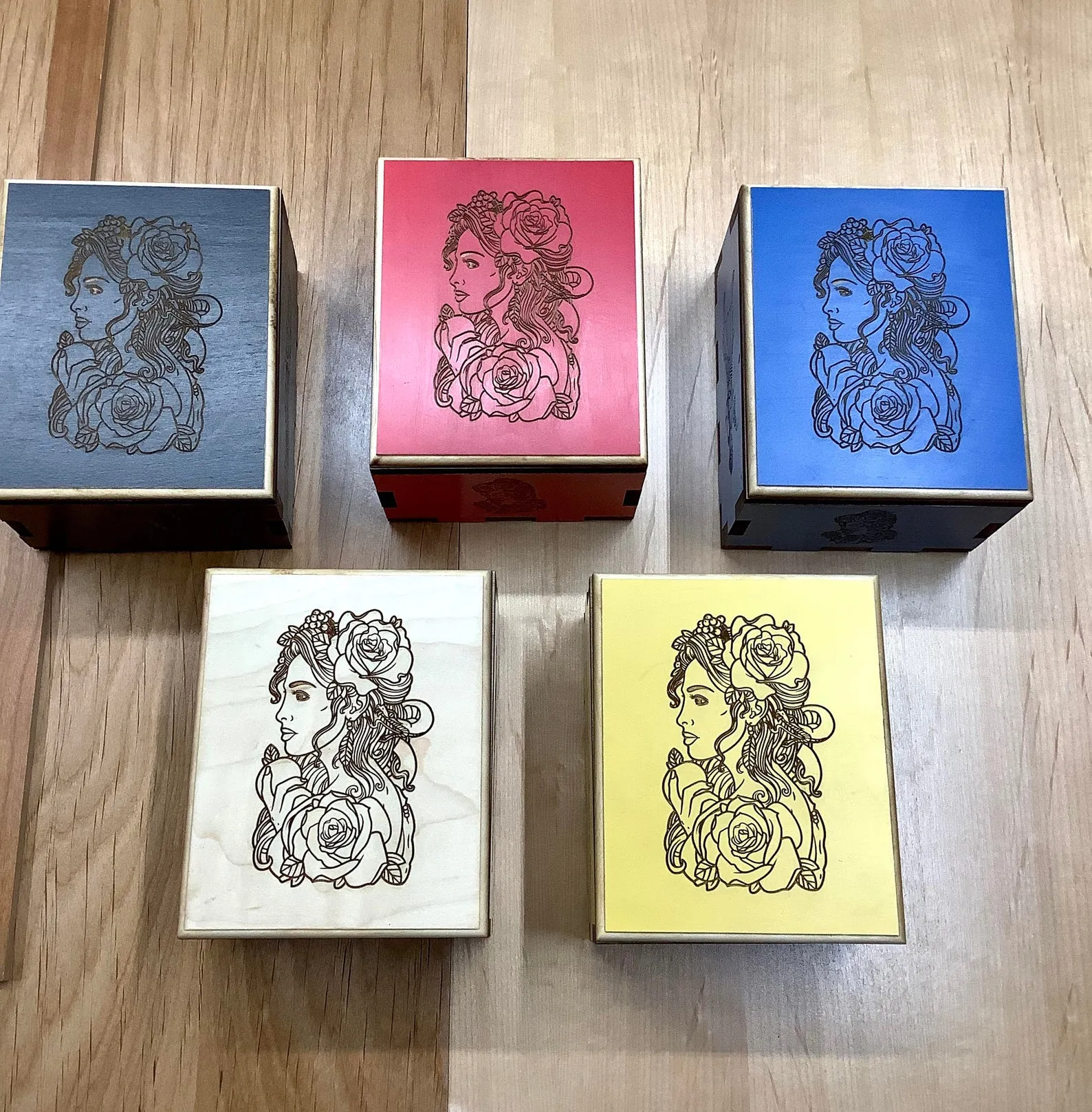 Personalizable & Beautiful Puzzle Box for Gift Cards and Money - Christmas Gift to Remember - The Belle Lock Box - Unique and Special