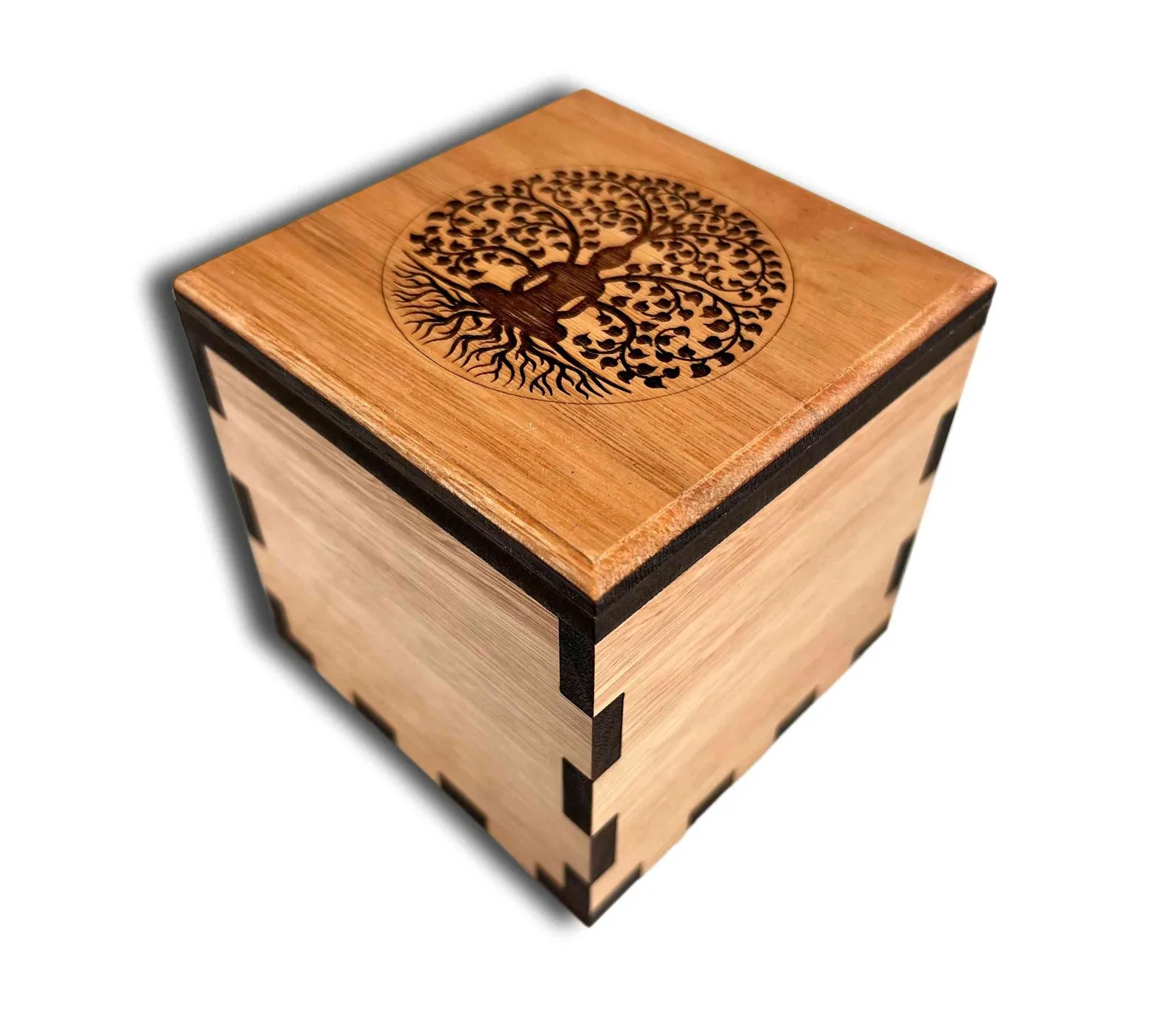 Personalized Firebird Secret Stash Puzzle Box | Handcrafted Wooden Brain Teaser with Hidden Compartment, Custom Laser Engraved Gift - Image 3