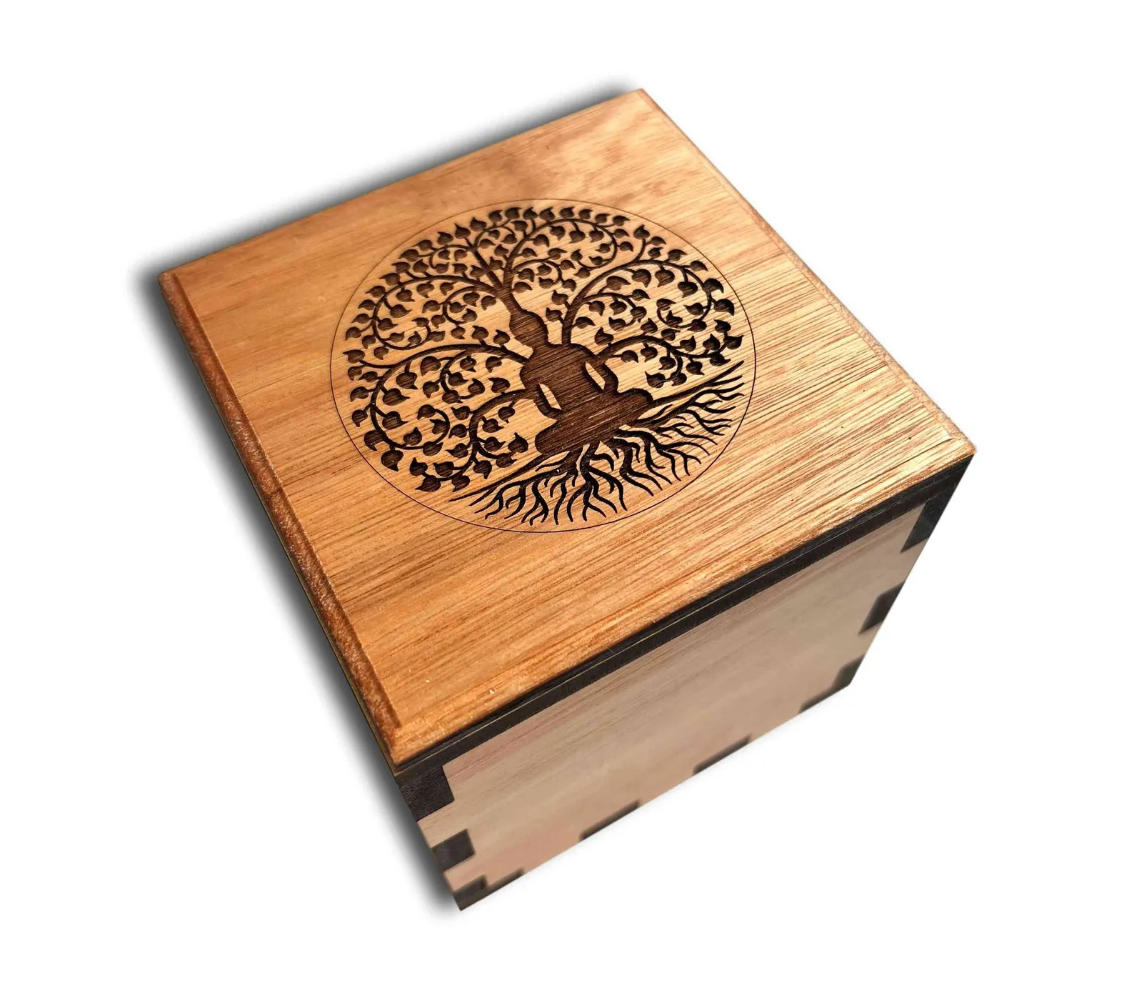 Personalized Firebird Secret Stash Puzzle Box | Handcrafted Wooden Brain Teaser with Hidden Compartment, Custom Laser Engraved Gift - Image 4