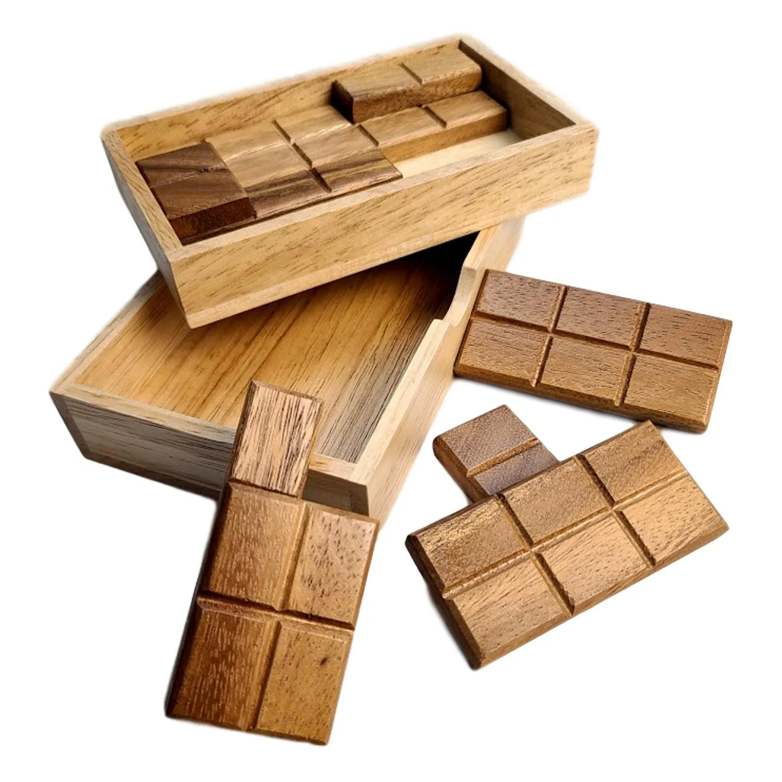 Box of Chocolates - Wood Puzzle Toy and Brain Teaser