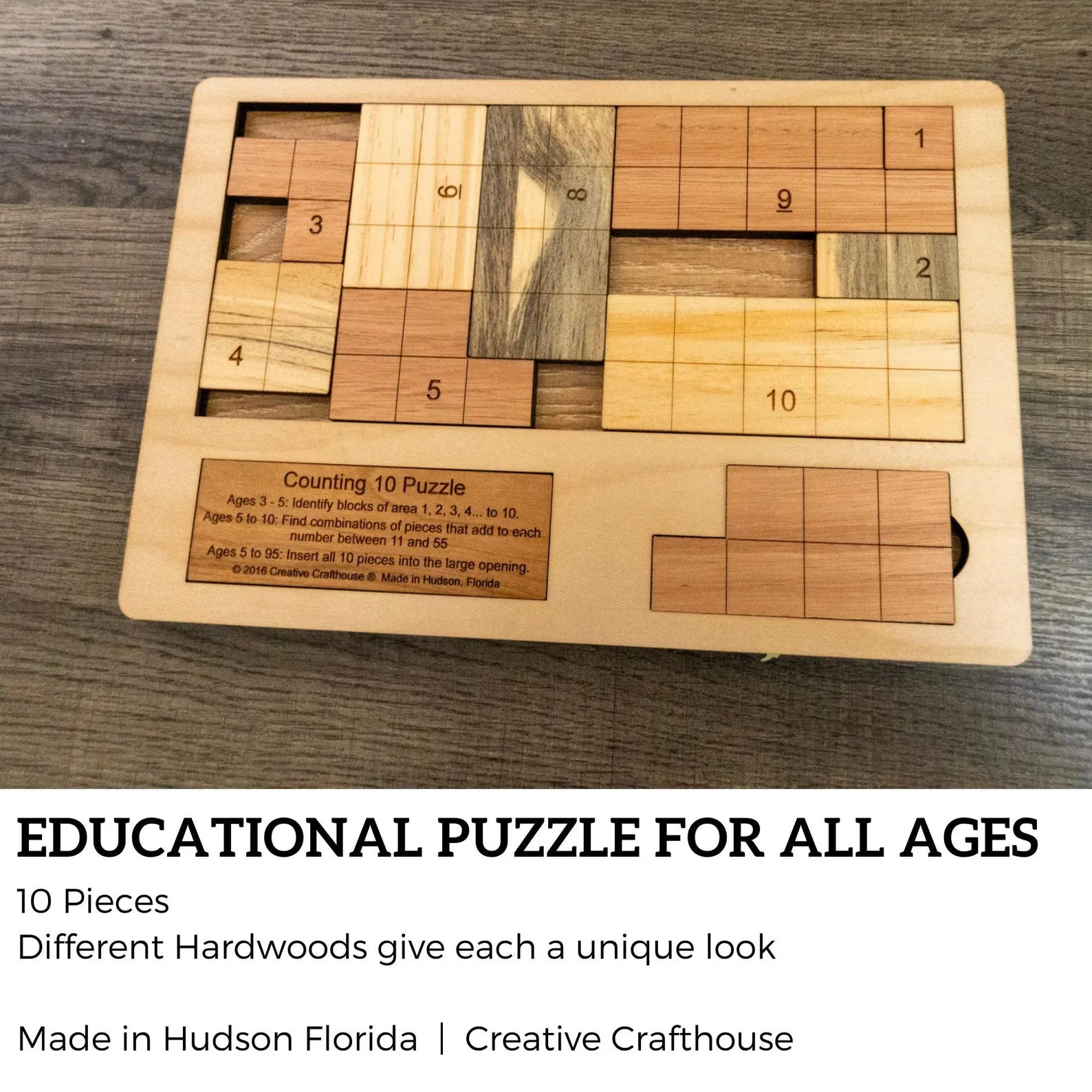 The Amazing Pi Puzzle, Wooden Math Puzzle, Custom Engraved Brain Teaser, Tangram Puzzle, Educational Puzzles, Personalized Pi Day Gifts - Image 2