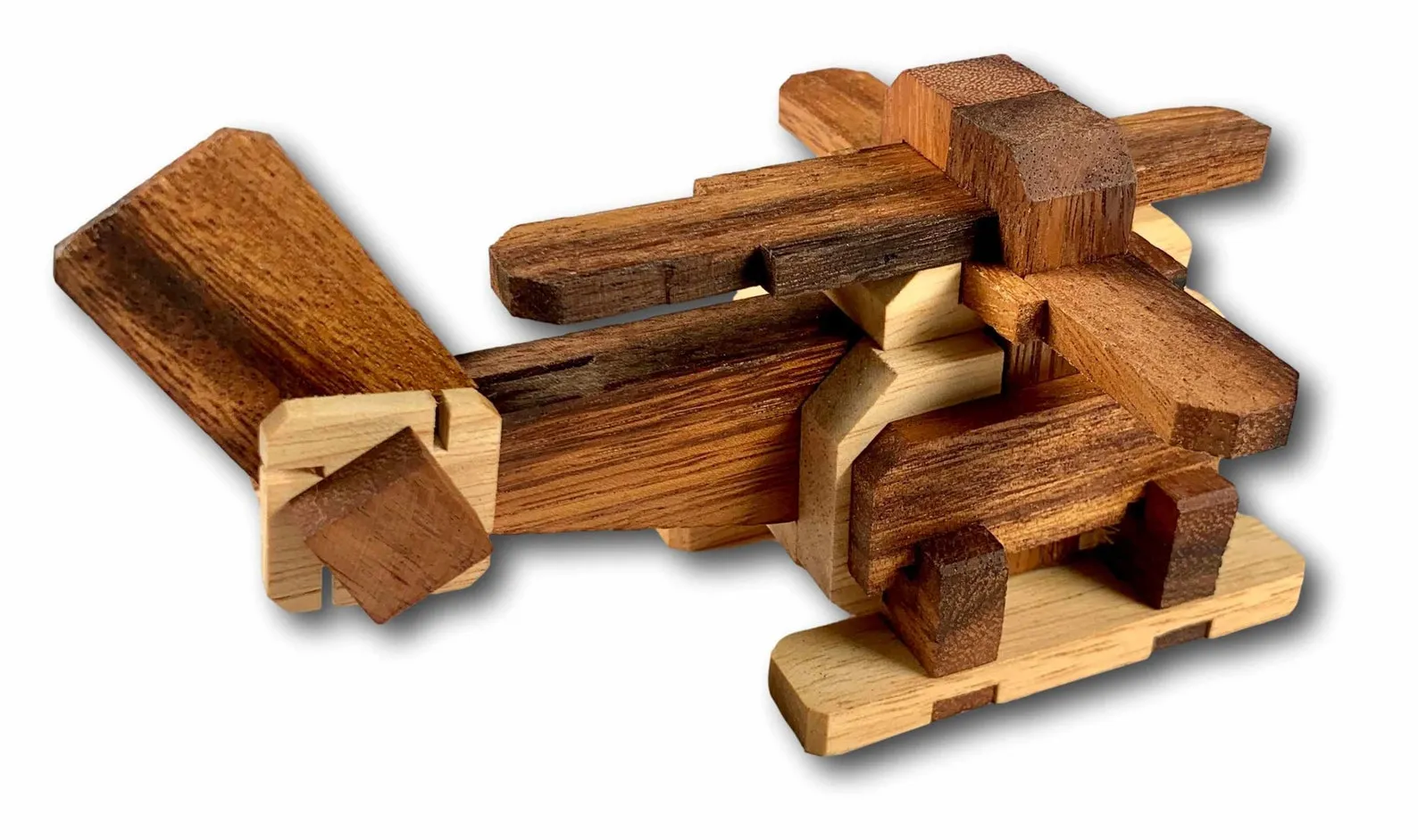 Helicopter Kumiki Puzzle - Brain Teaser - - Image 4