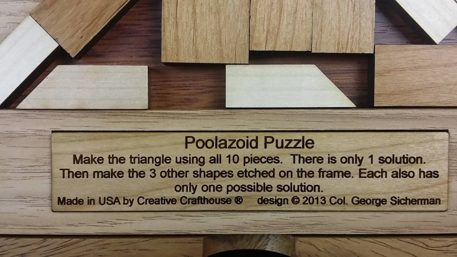 No Connection Wood Logic Puzzle, Intermediate Difficulty Puzzle, Level 6 Out Of 10 Puzzle, Adult Puzzle, Wood Brain Teaser, Math Puzzle - Image 3