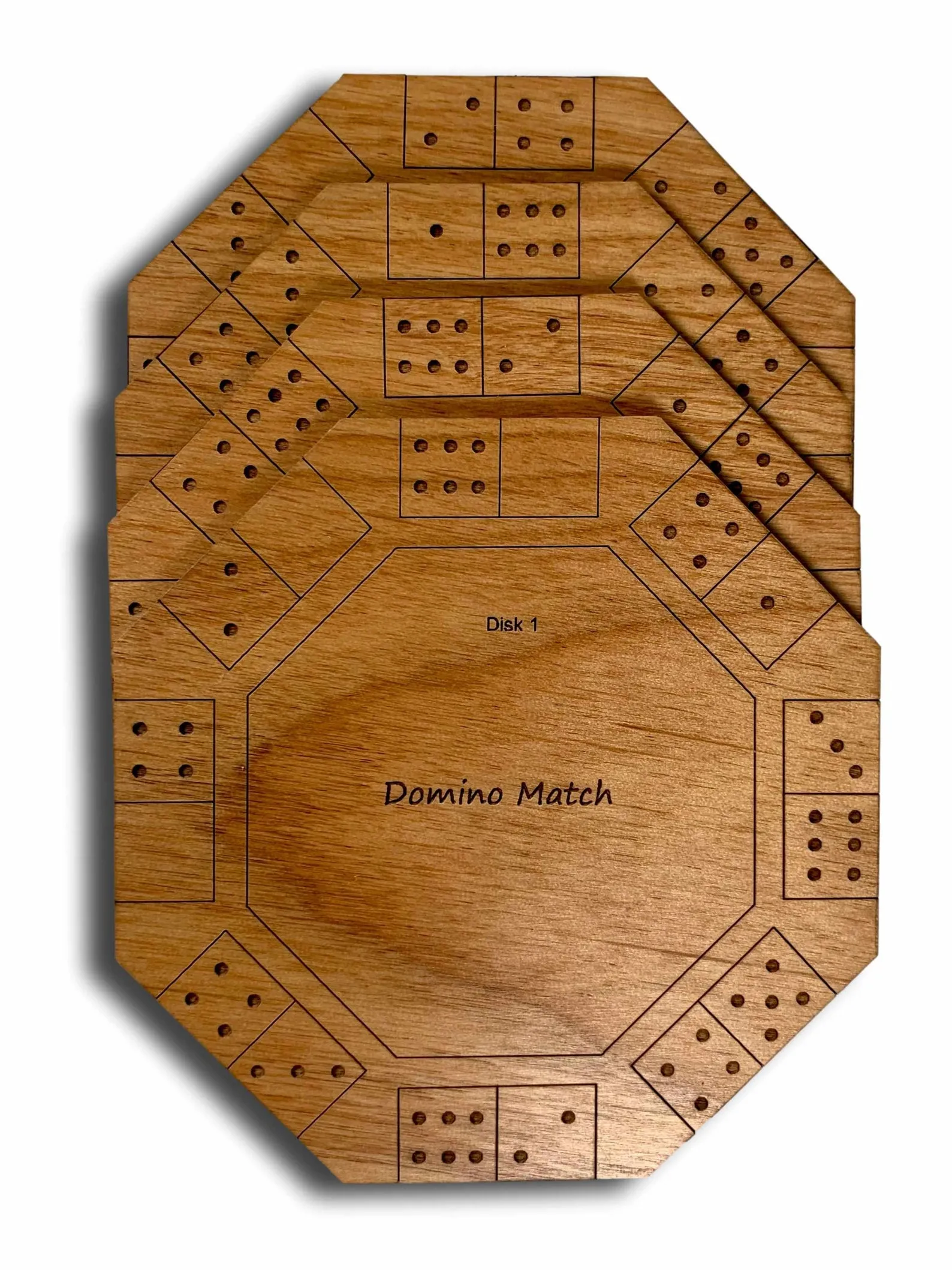 Puzzle Coaster set of 4 Coasters for Drink and a Puzzle at the Same Time, The Domino Match Brain Teaser - Image 5