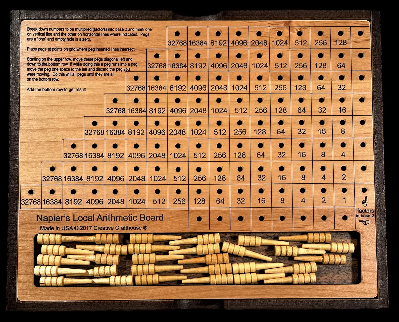 Napiers Bones Board, Math Puzzle, Educational Math Tool, Multiplication Board, Montessori Math, Solving Math Problem, Math Skills, Math Game