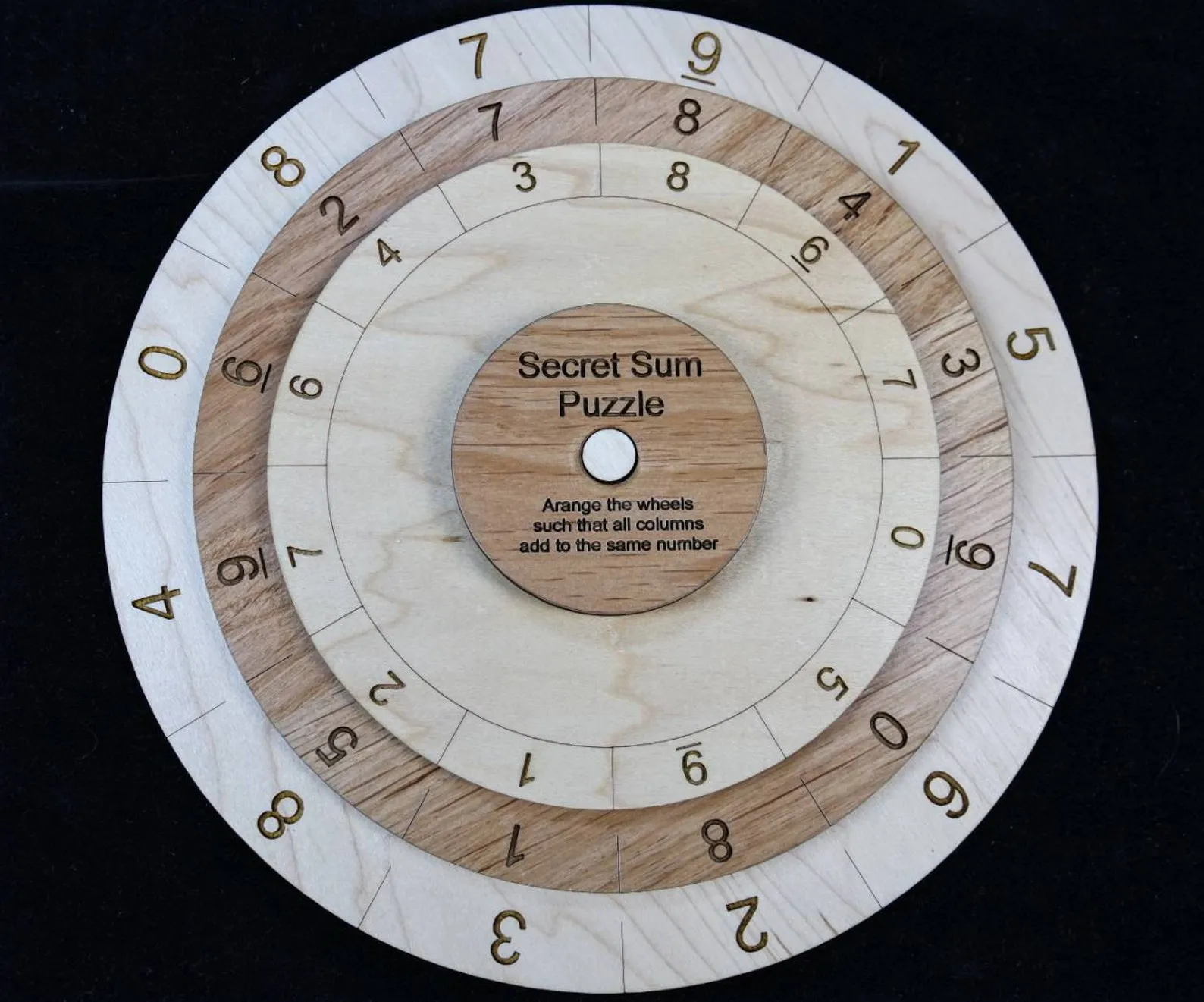 Secret Sum Puzzle Wheel, Escape Room Prop, Math Wheel Puzzle, Math Sum Puzzle, Disk Puzzle, Escape Room Gift, Numbers Puzzle, Logic Puzzle
