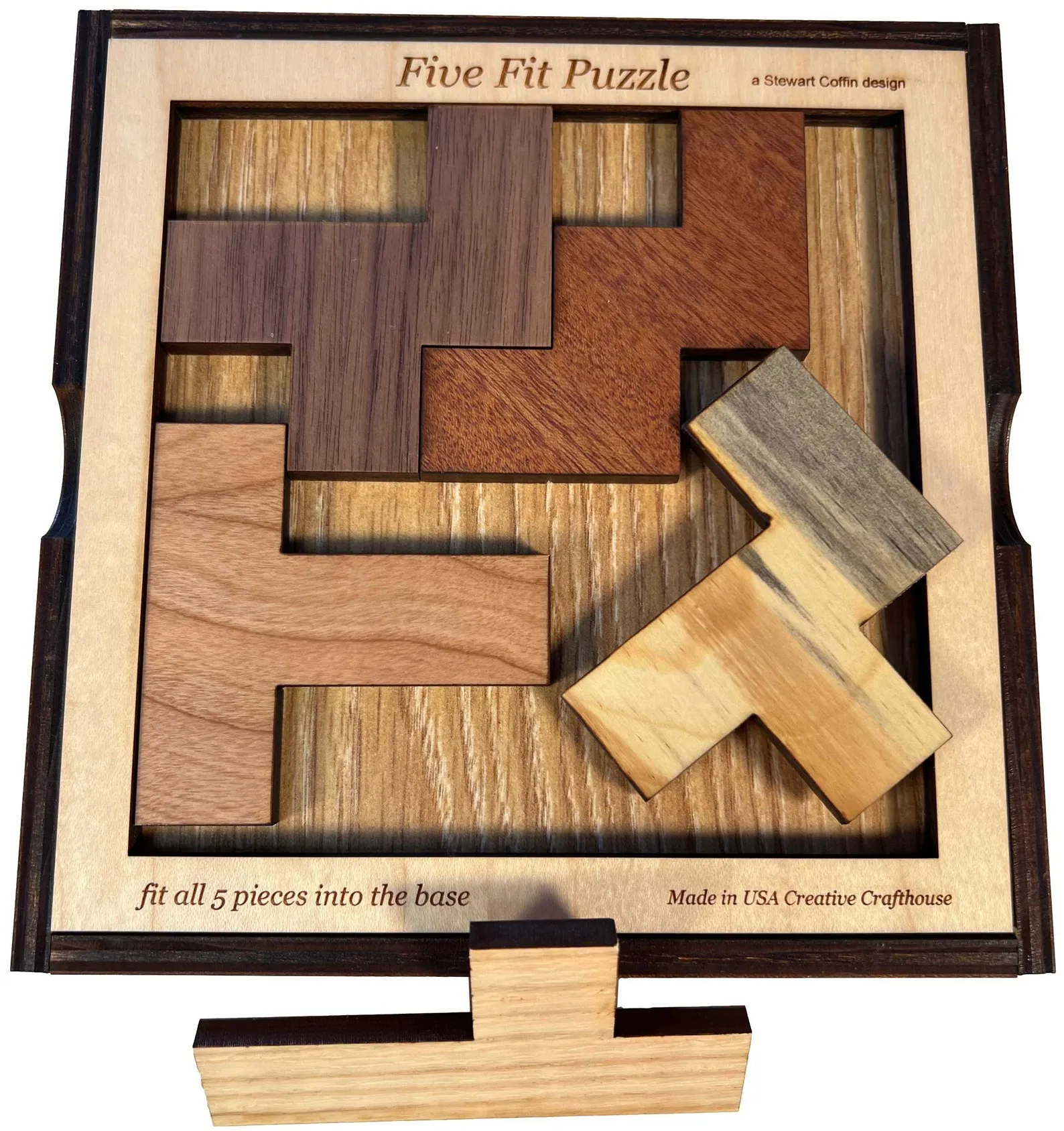 King Snake Puzzle, Level 5 Wooden Brain Teaser, Snake Cube Puzzle, Hard Logic Puzzle, Twisting & Turning Blocks Puzzle, Snake Lovers Gift - Image 3