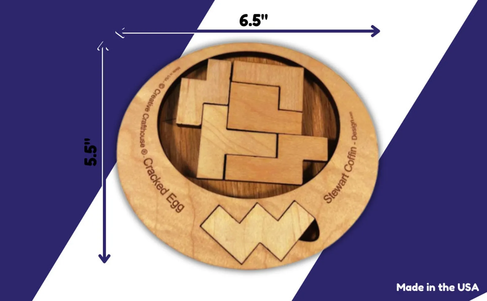 Ultimate Wood Puzzle Gift Set - Martin's Menace & Cracked Egg - Personalized Brain Teasers for Puzzle Addicts - Image 6