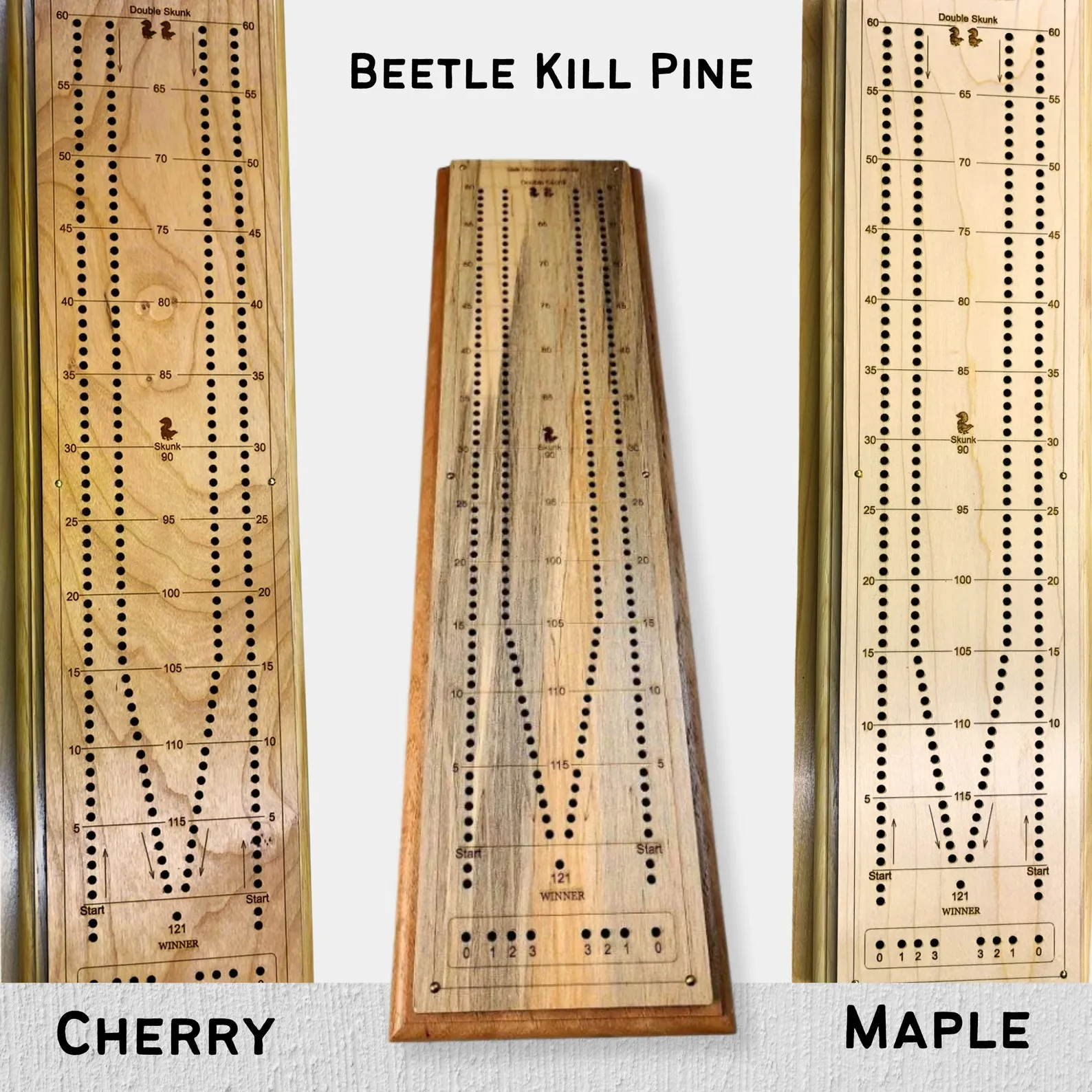 Personalized Cribbage Board, Wood Tournament Cribbage Board, Family Game Night, Custom Cribbage, Unique Engraved Cribbage, Travel Cribbage