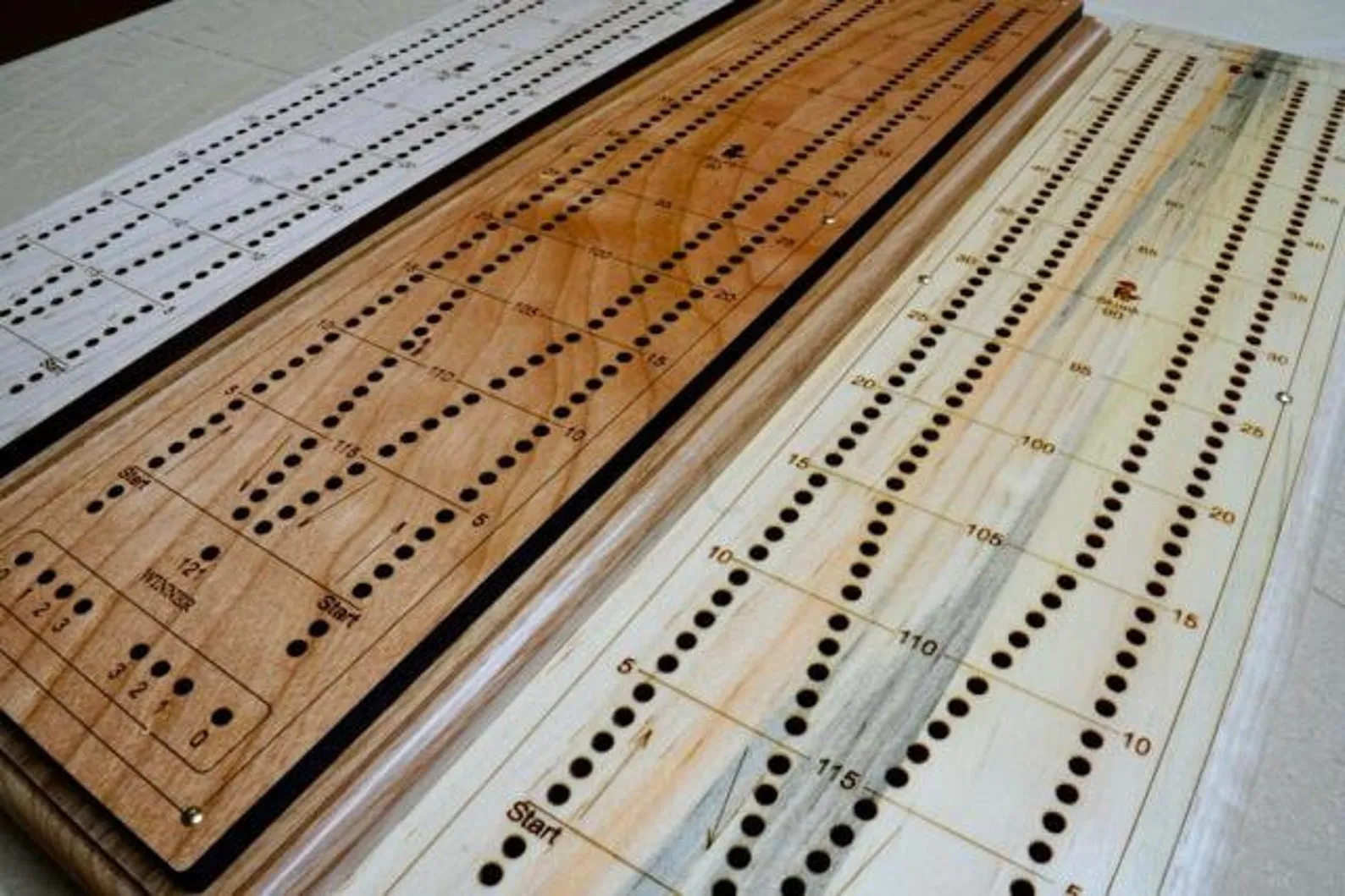 Personalized Cribbage Board, Wood Tournament Cribbage Board, Family Game Night, Custom Cribbage, Unique Engraved Cribbage, Travel Cribbage - Image 2