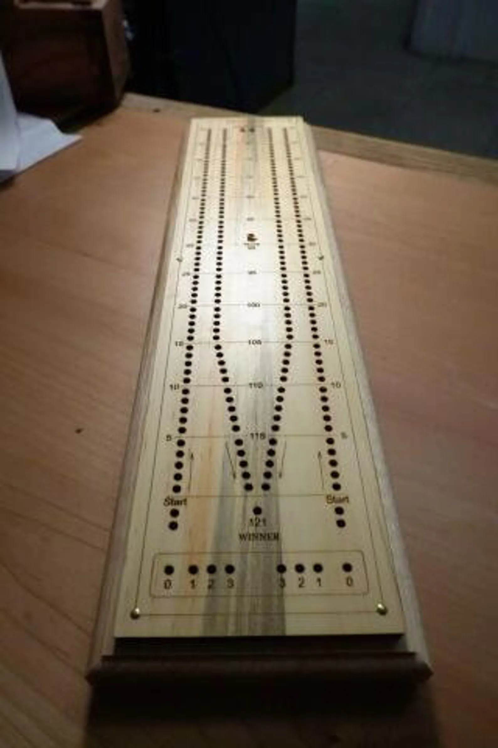 Personalized Cribbage Board, Wood Tournament Cribbage Board, Family Game Night, Custom Cribbage, Unique Engraved Cribbage, Travel Cribbage - Image 8