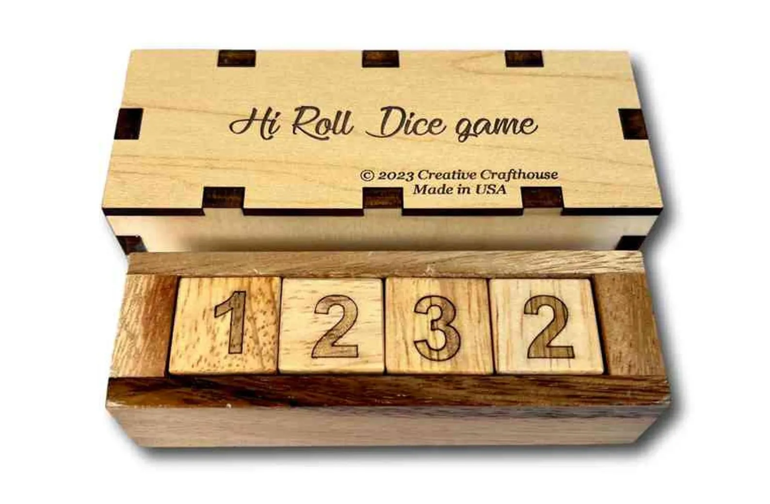 Hi Roll Dice Game - A fun bar or family game for any number of players
