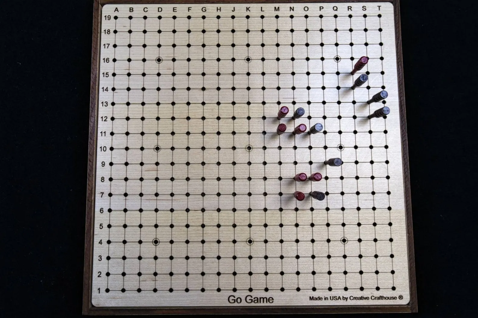 Peg Go Game, Goban Game, Go Board Game, Pente Board Game, Portable Go Game, Chinese Game Go, Gifts For Grandpa, Retirement Gift, Wood Game