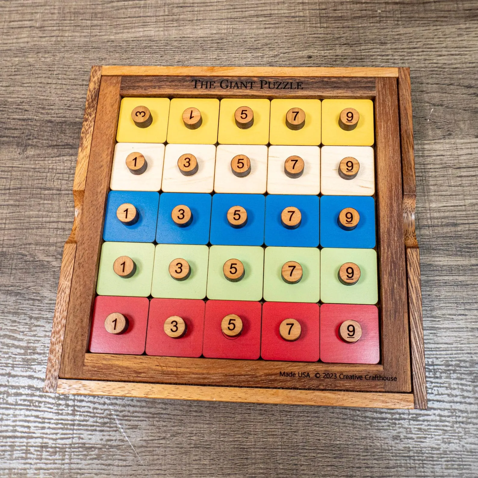 Giant Puzzle - Wood Impossible Puzzle, Hard Logic Puzzle, Adult Brain Game, Sudoku Game, Difficult Puzzle, Mind Game, Office Decor Puzzle - Image 4