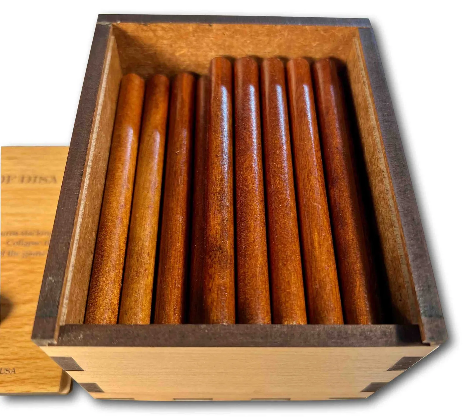 Family wood stacking game - Game for 1 to 4 people - 52 dowels board game - Multiplayer wooden game - Fun brain teaser activity for family - Image 2