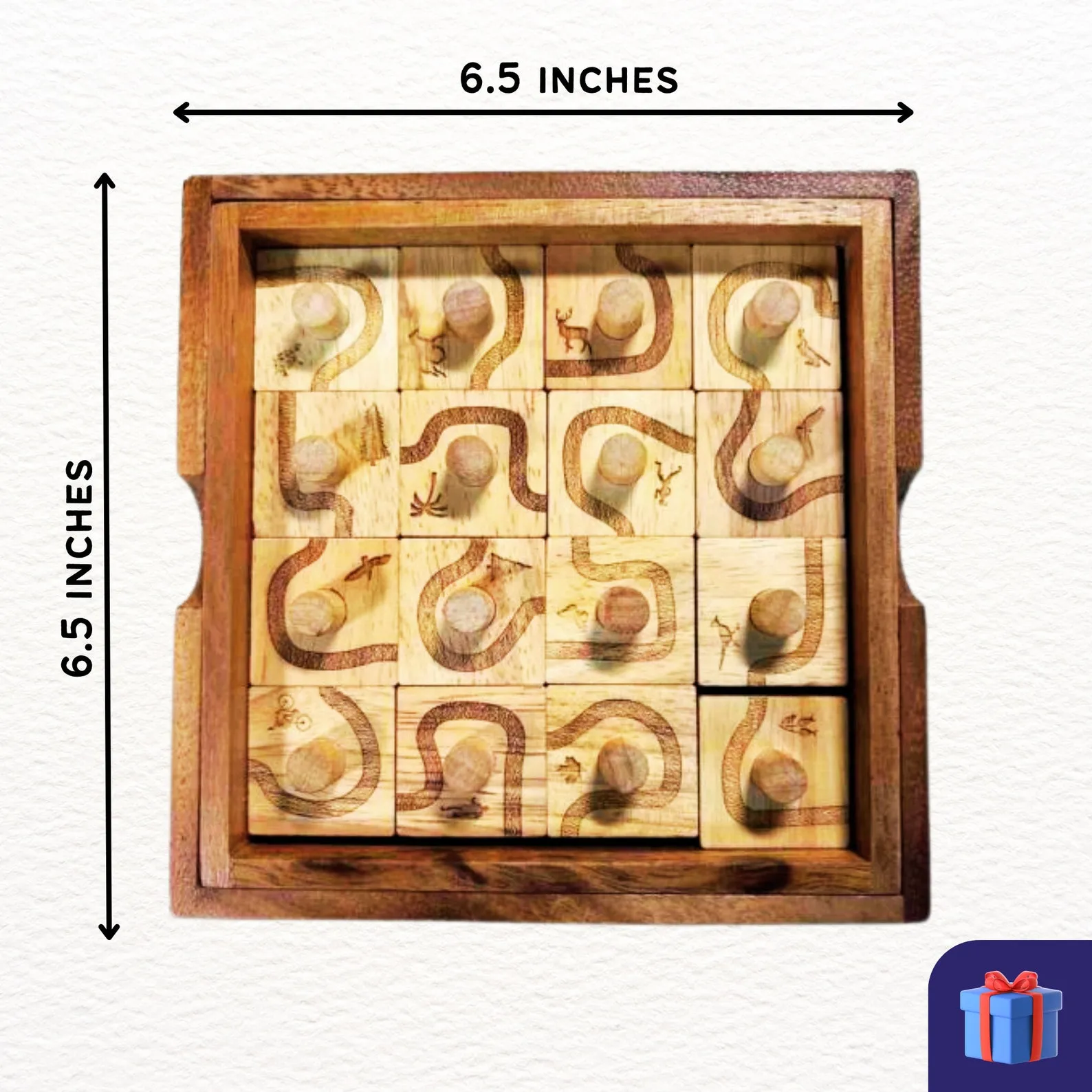 Trail Run Wooden Puzzle, Brain Teaser Puzzle For Adults, Logic Puzzle, Games For Adults, Challenging Puzzle, Family Game Night, Gift - Image 2