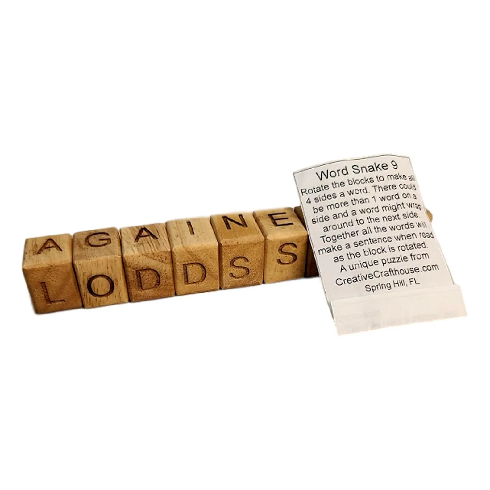 Word Snake 9 - wooden word puzzle - Image 5
